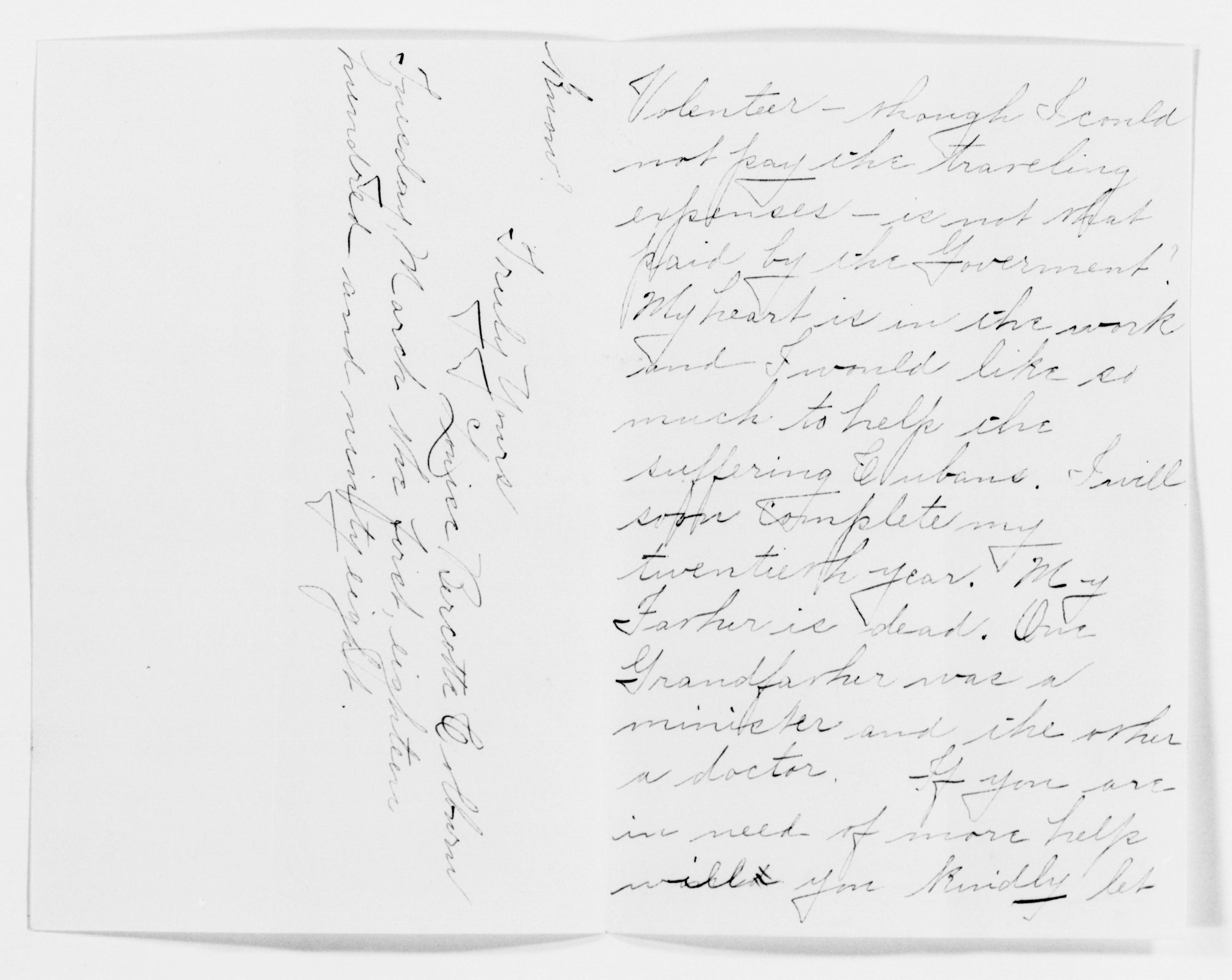 Scanned image of the current content page