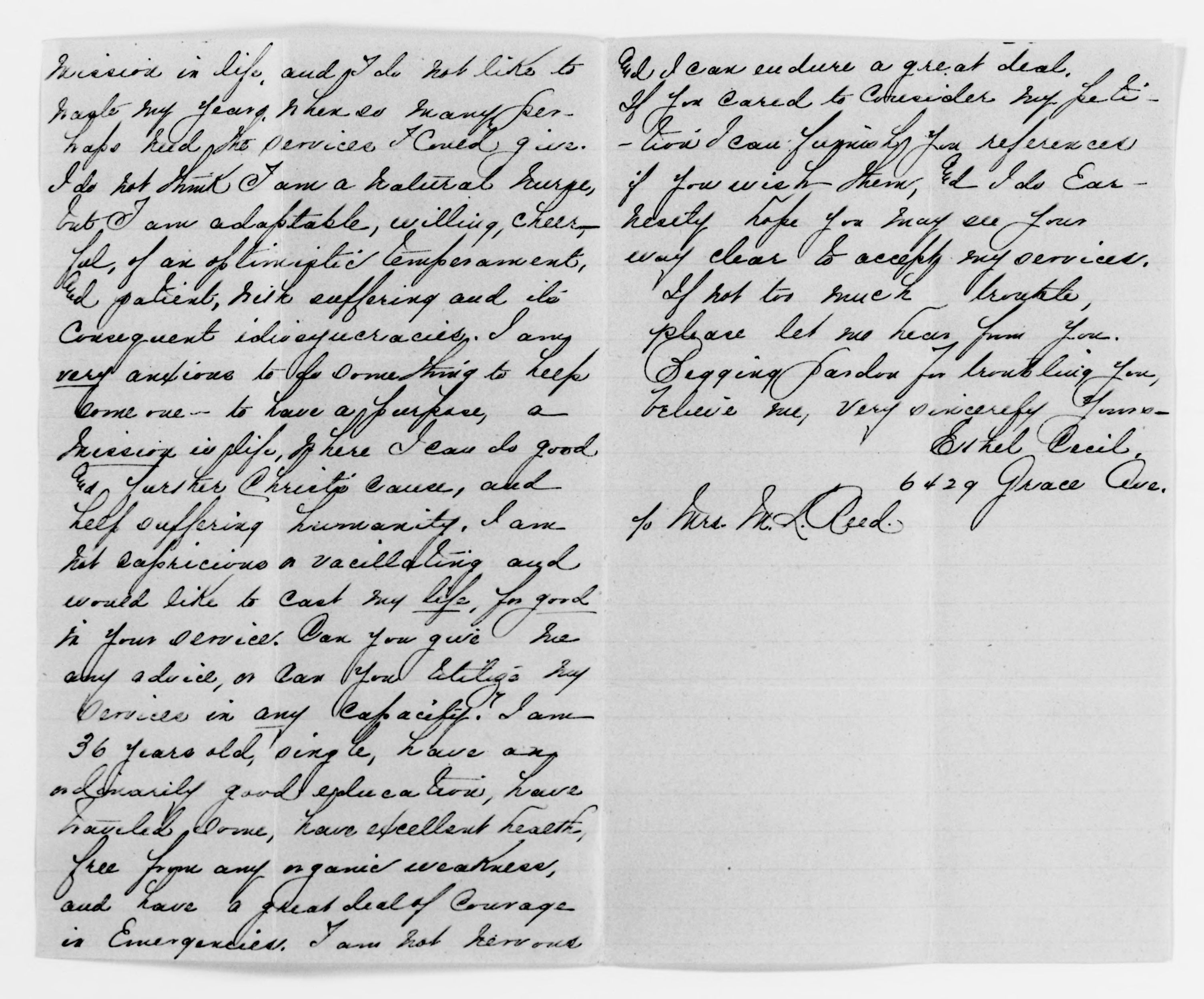 Scanned image of the current content page