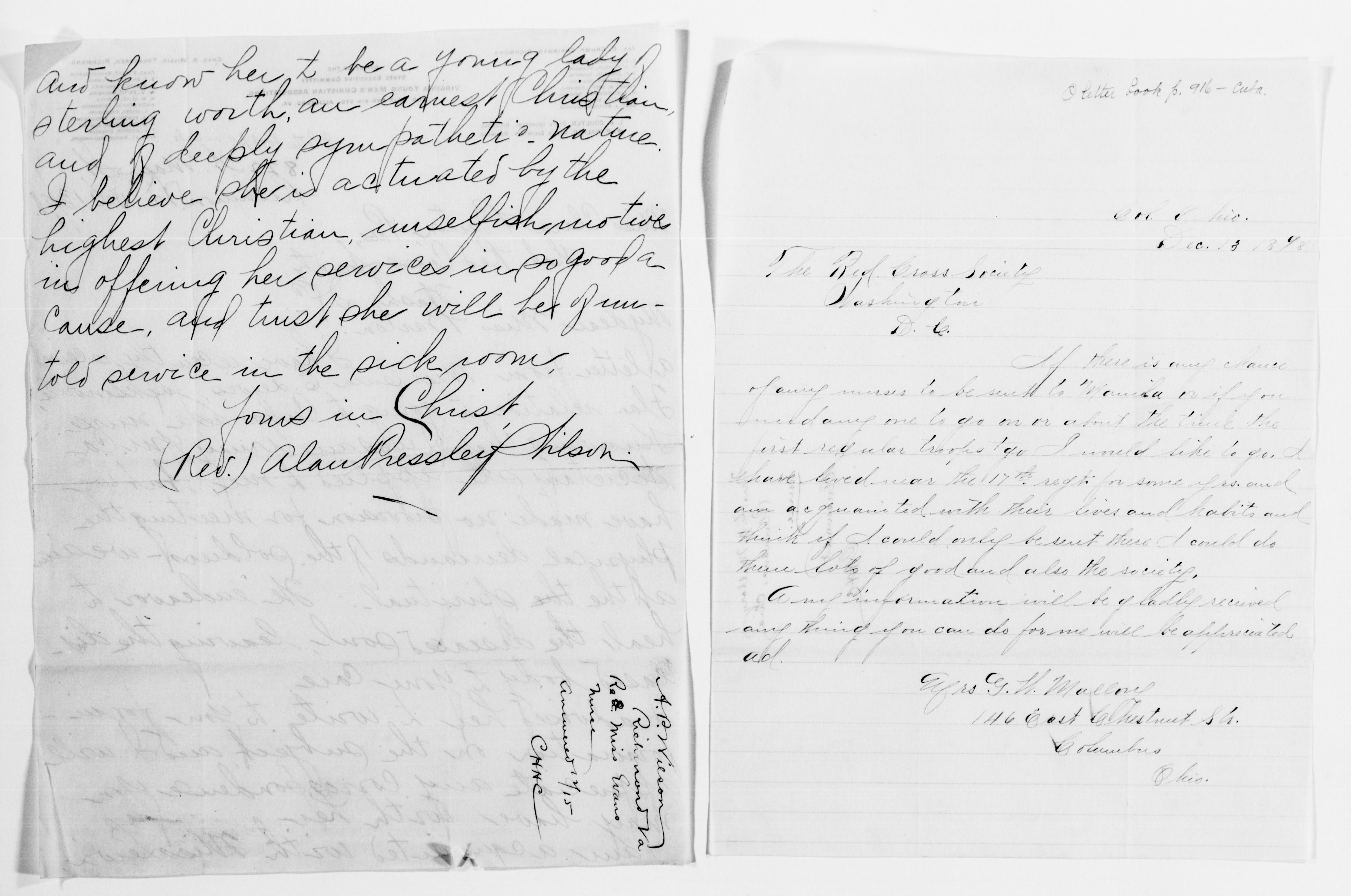 Scanned image of the current content page