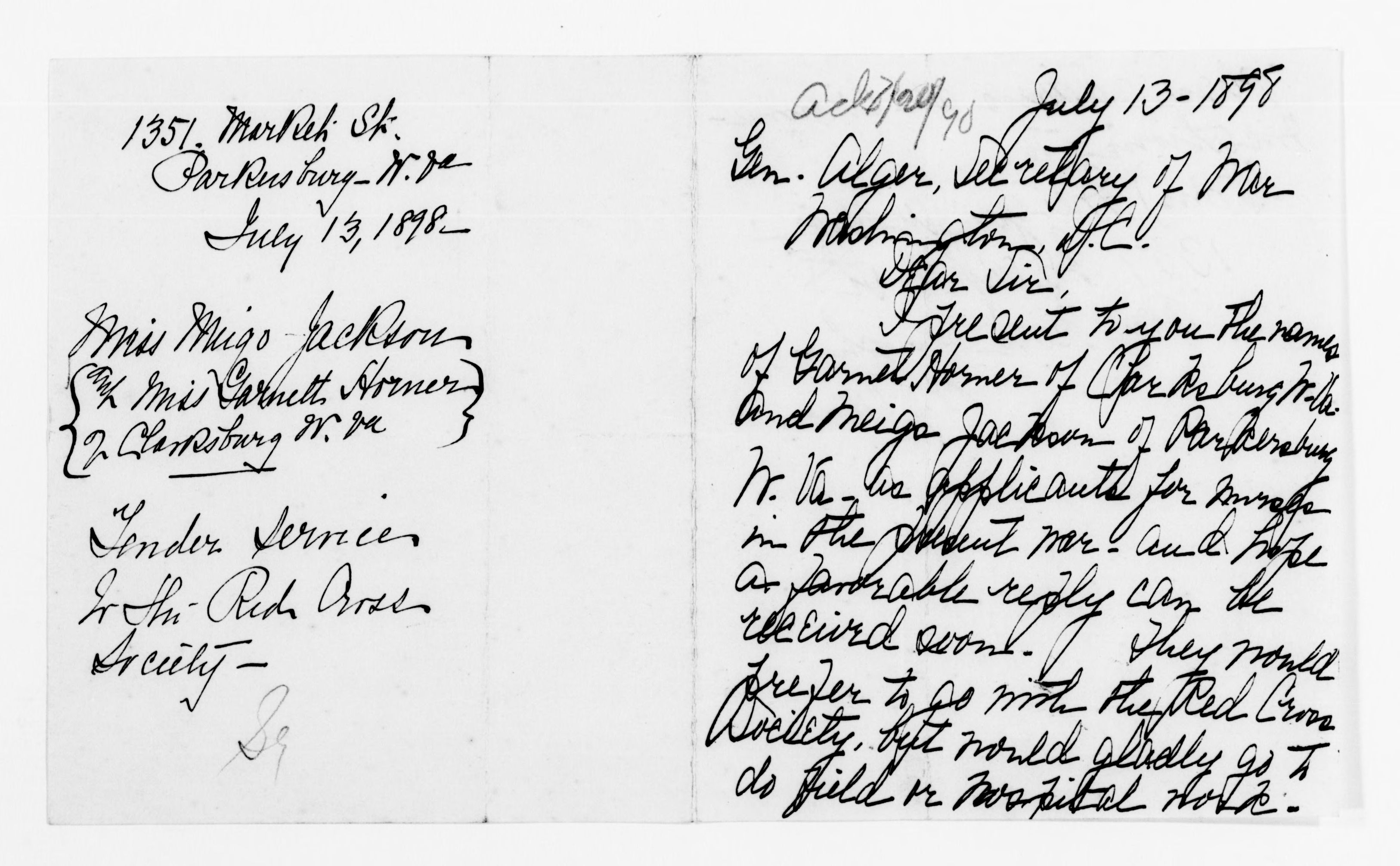 Scanned image of the current content page