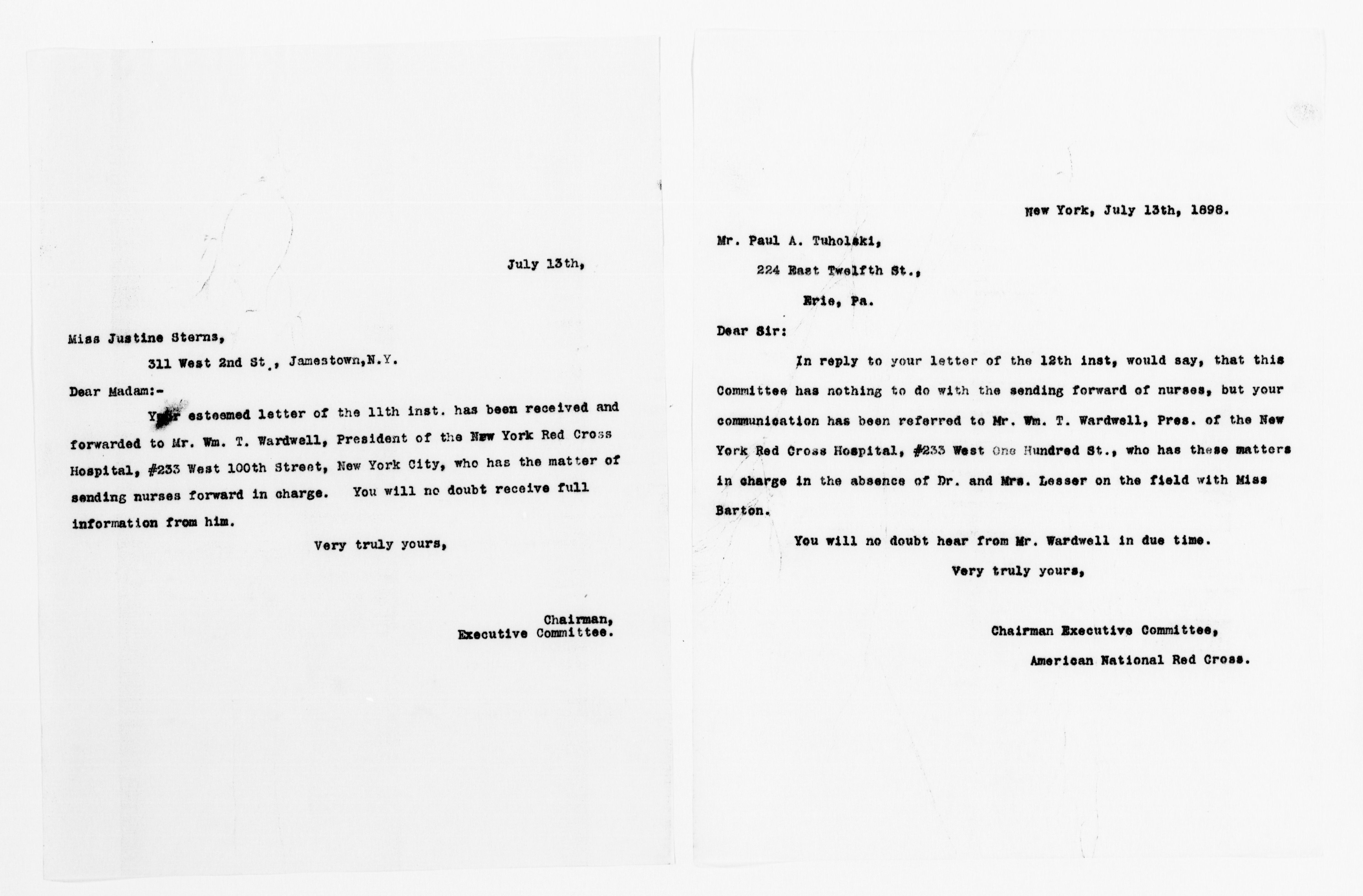 Scanned image of the current content page