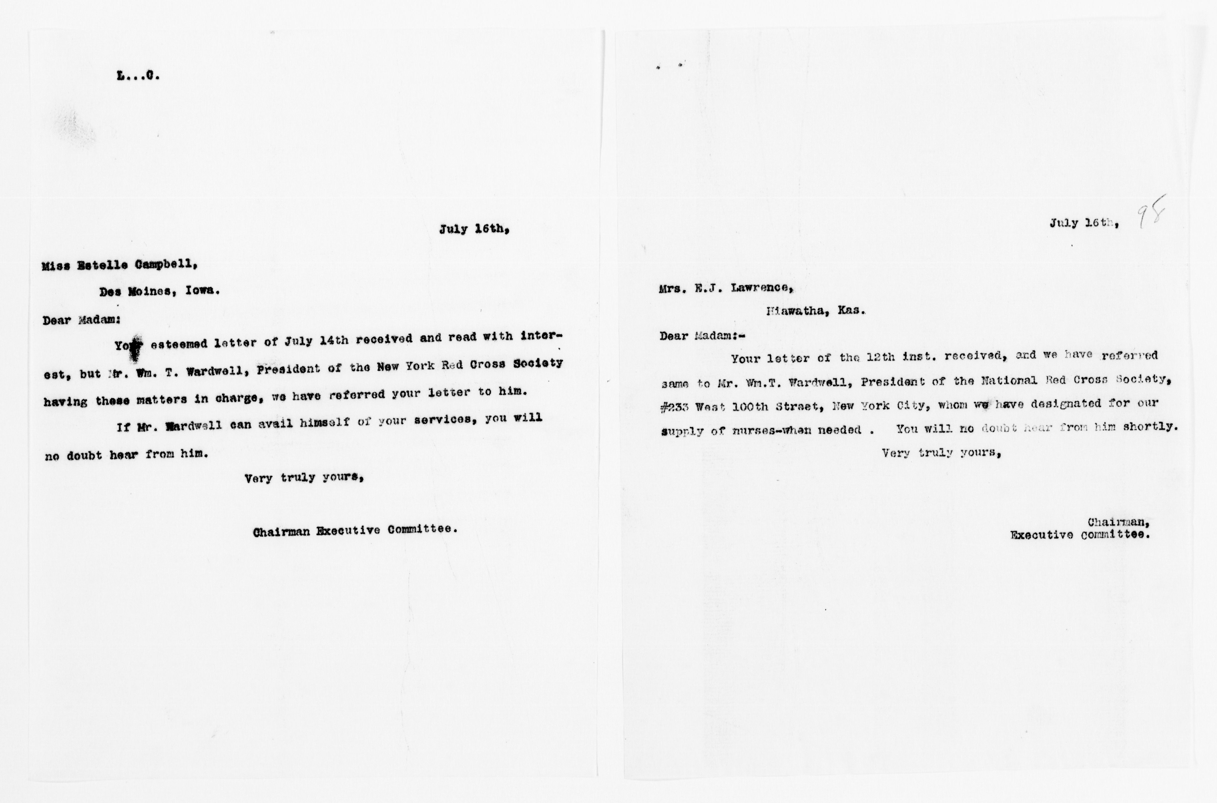 Scanned image of the current content page