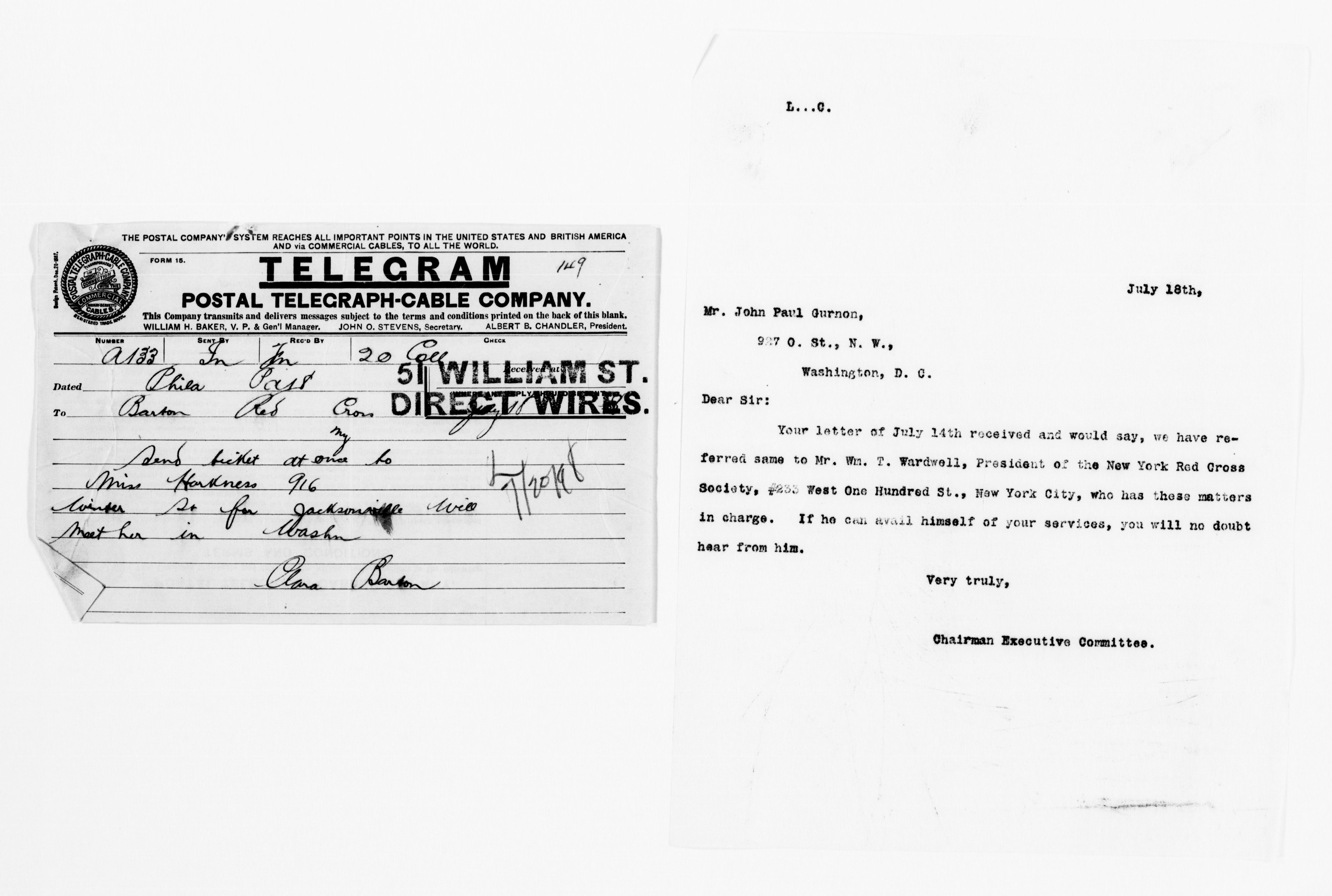 Scanned image of the current content page