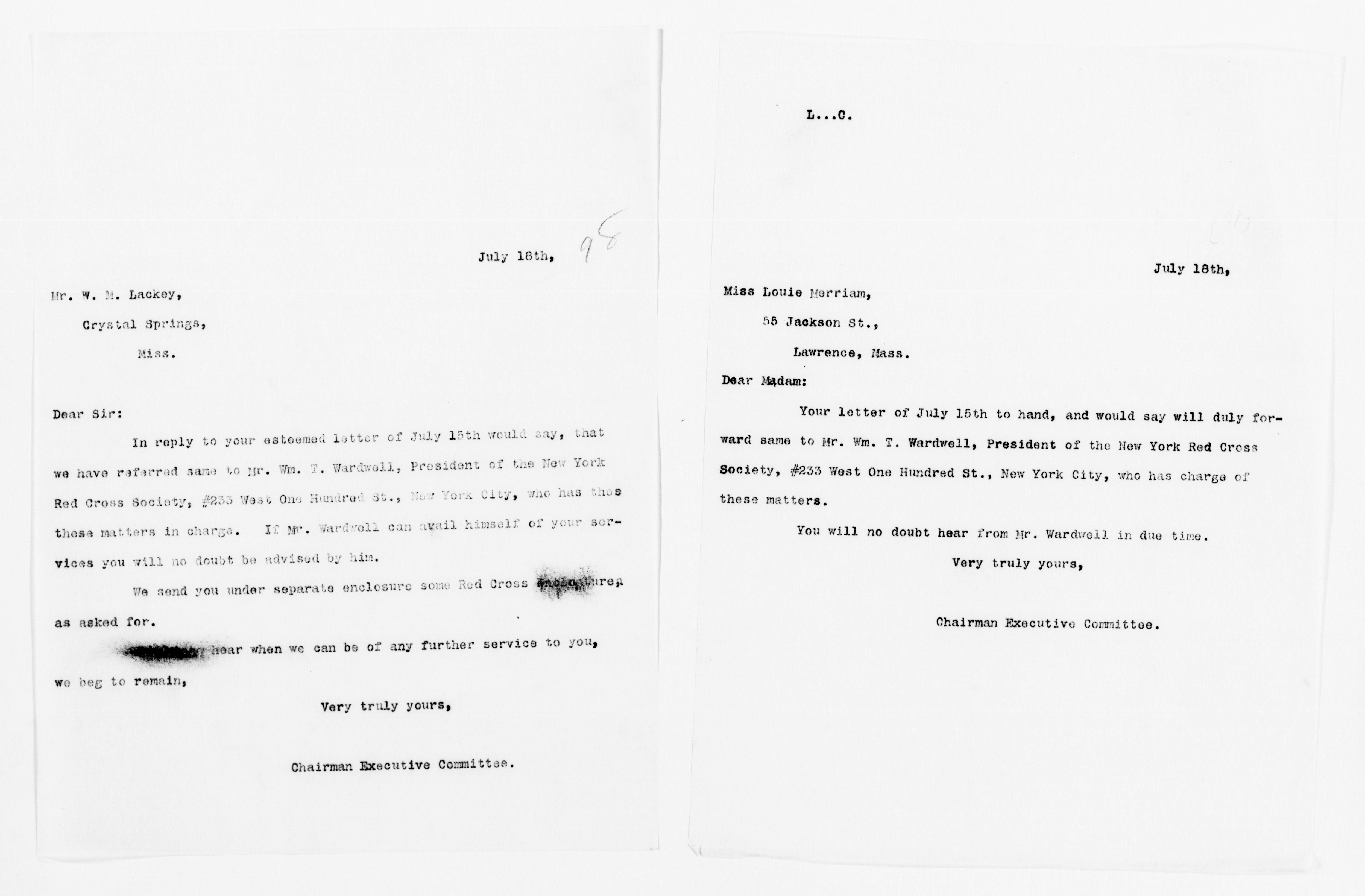 Scanned image of the current content page