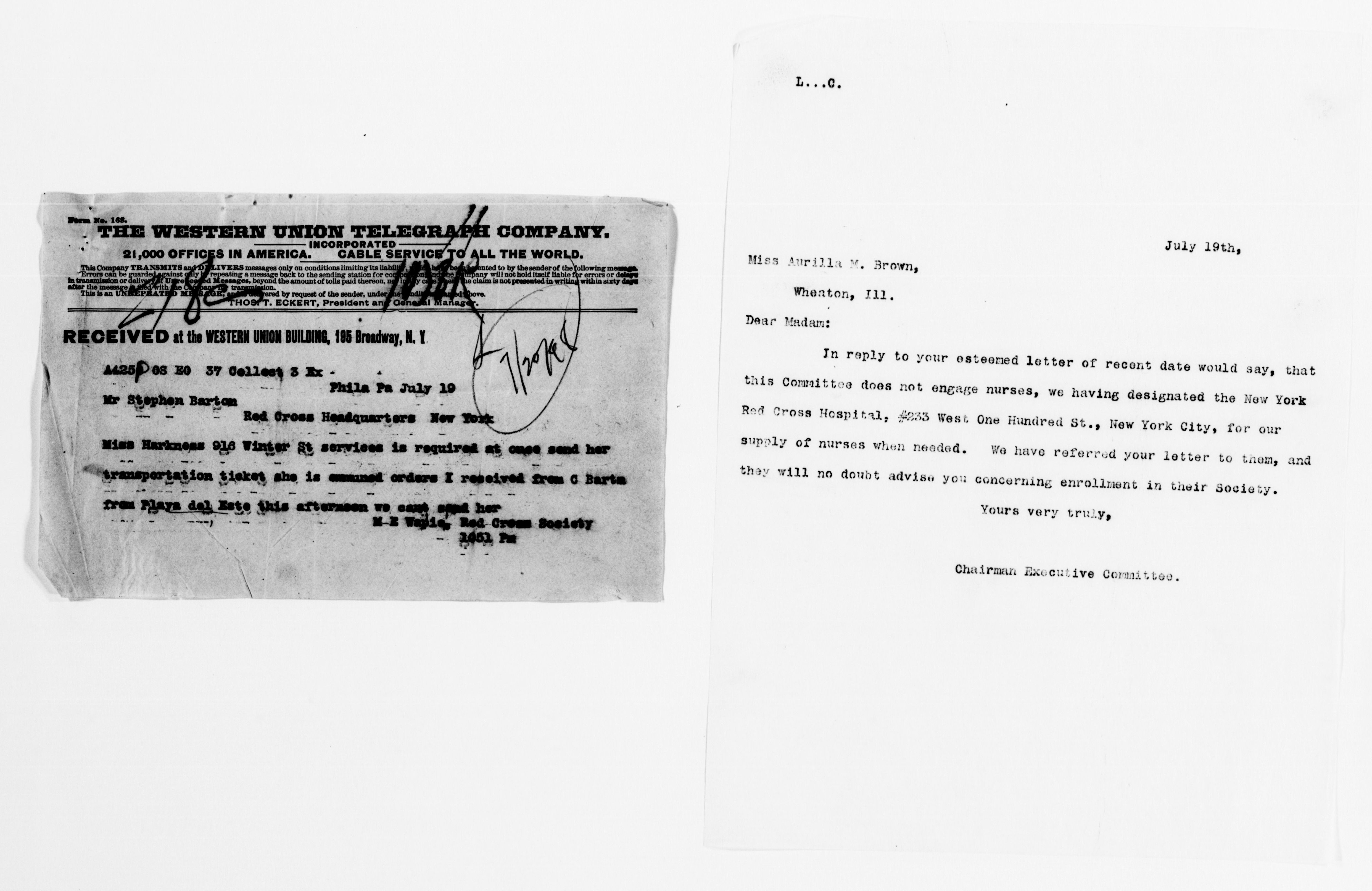 Scanned image of the current content page