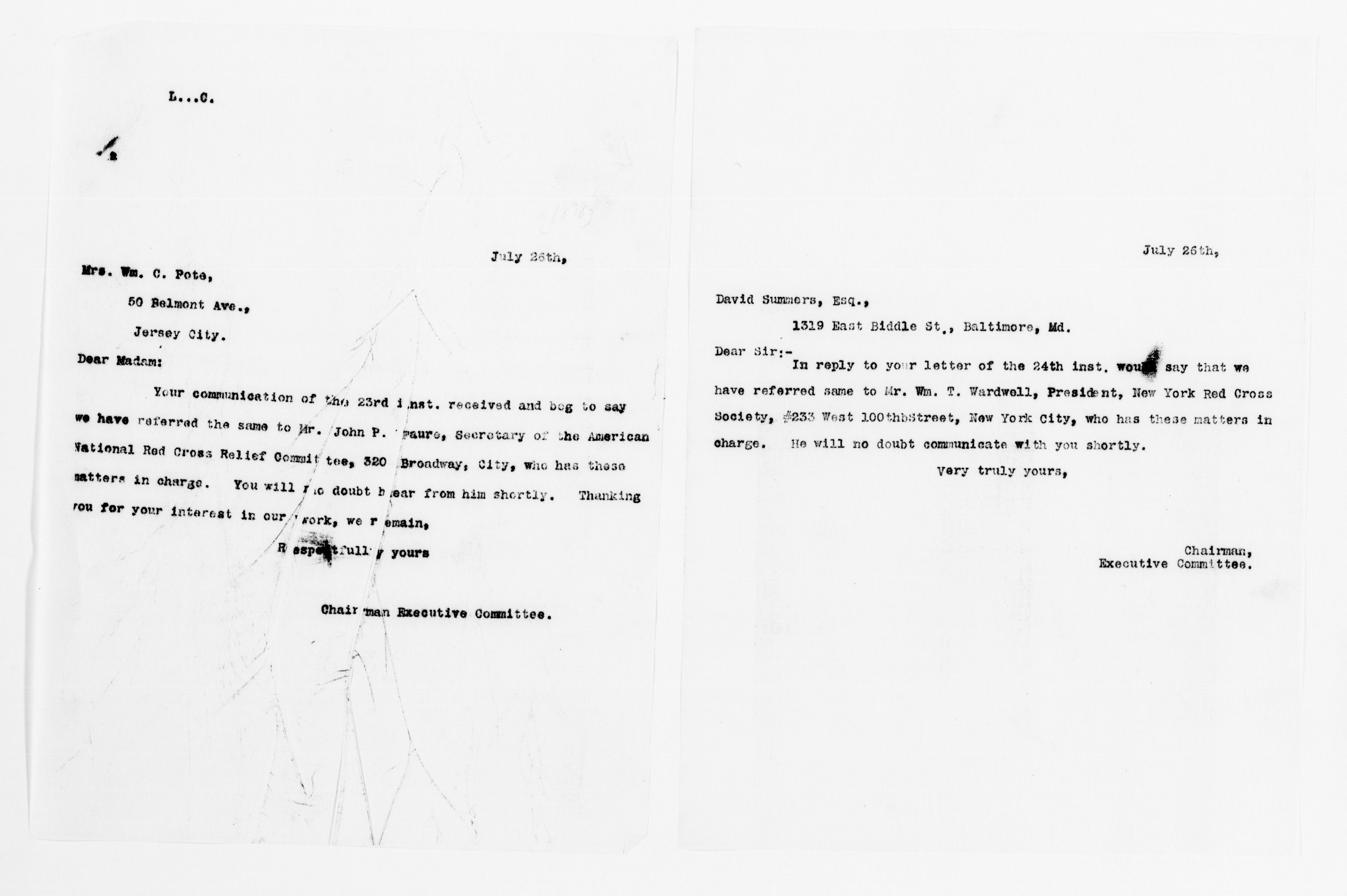 Scanned image of the current content page