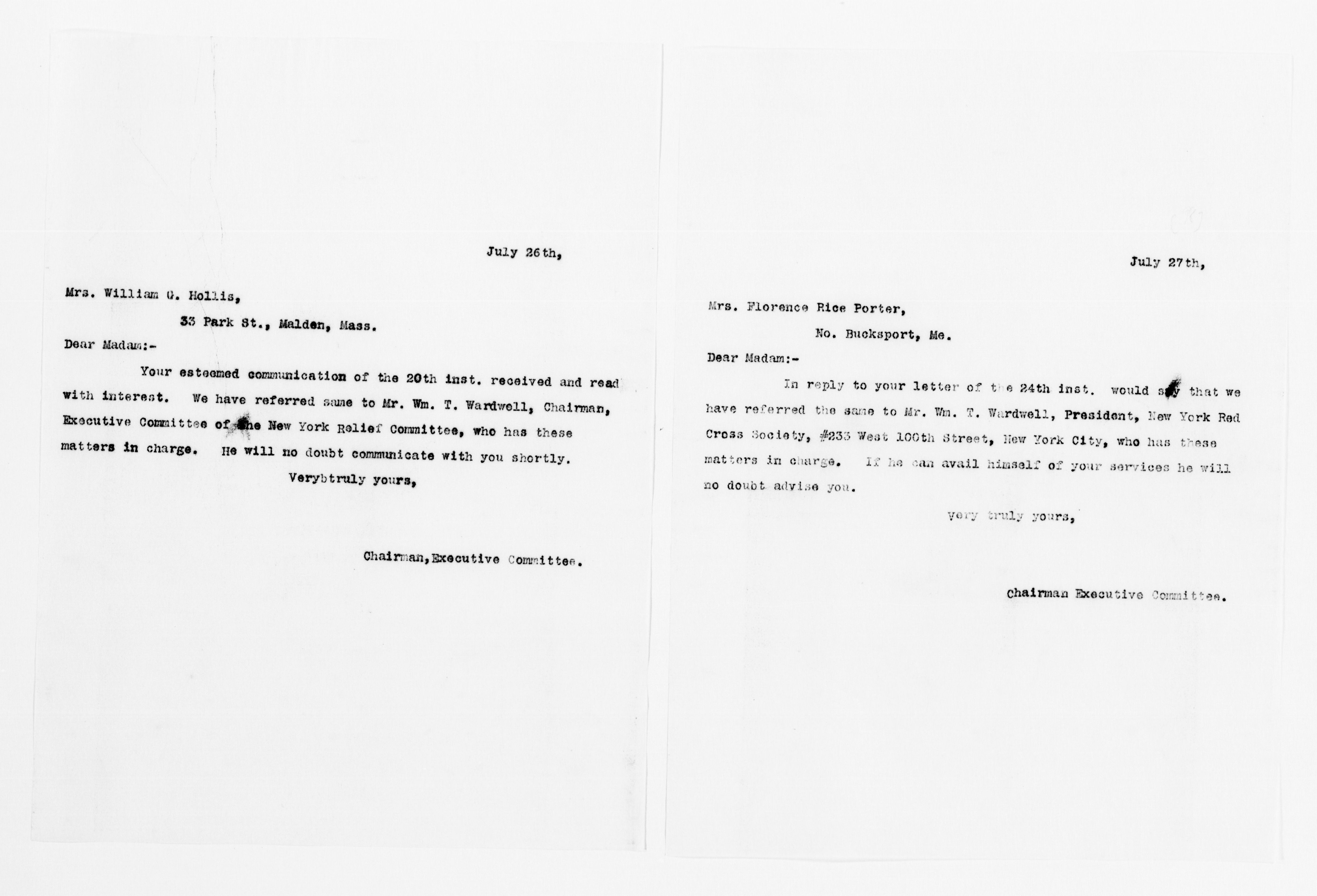 Scanned image of the current content page