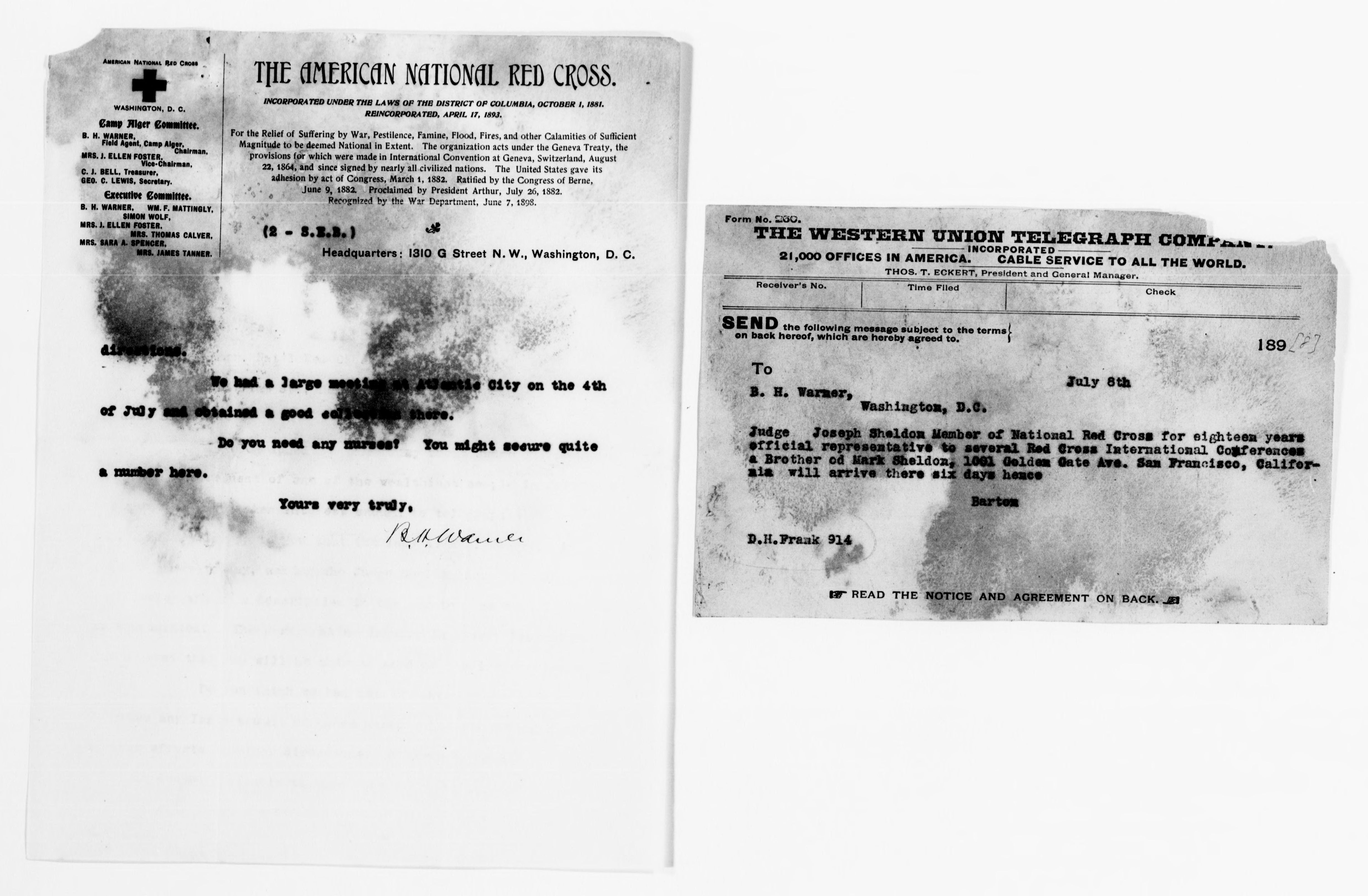 Scanned image of the current content page