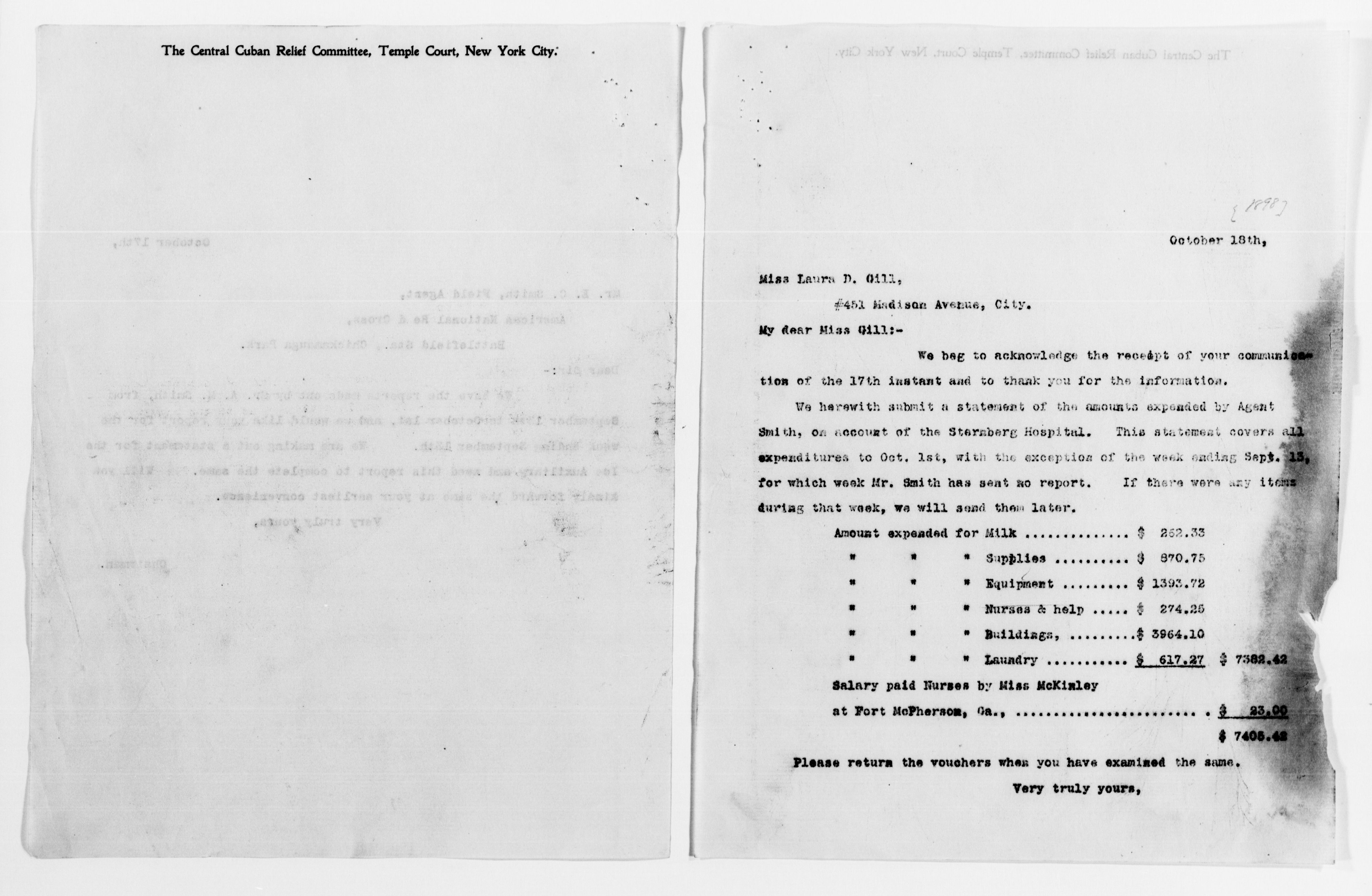 Scanned image of the current content page