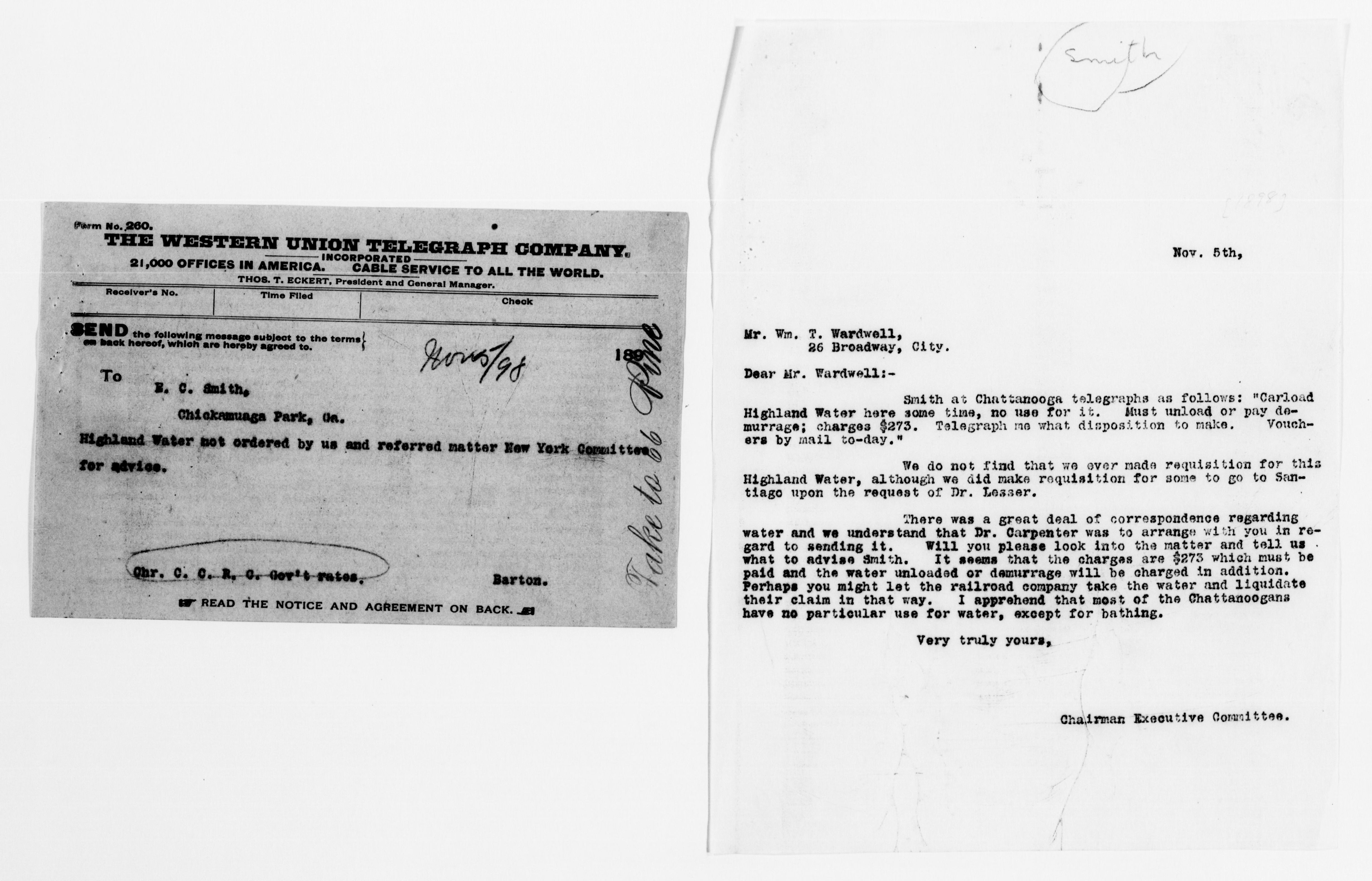 Scanned image of the current content page