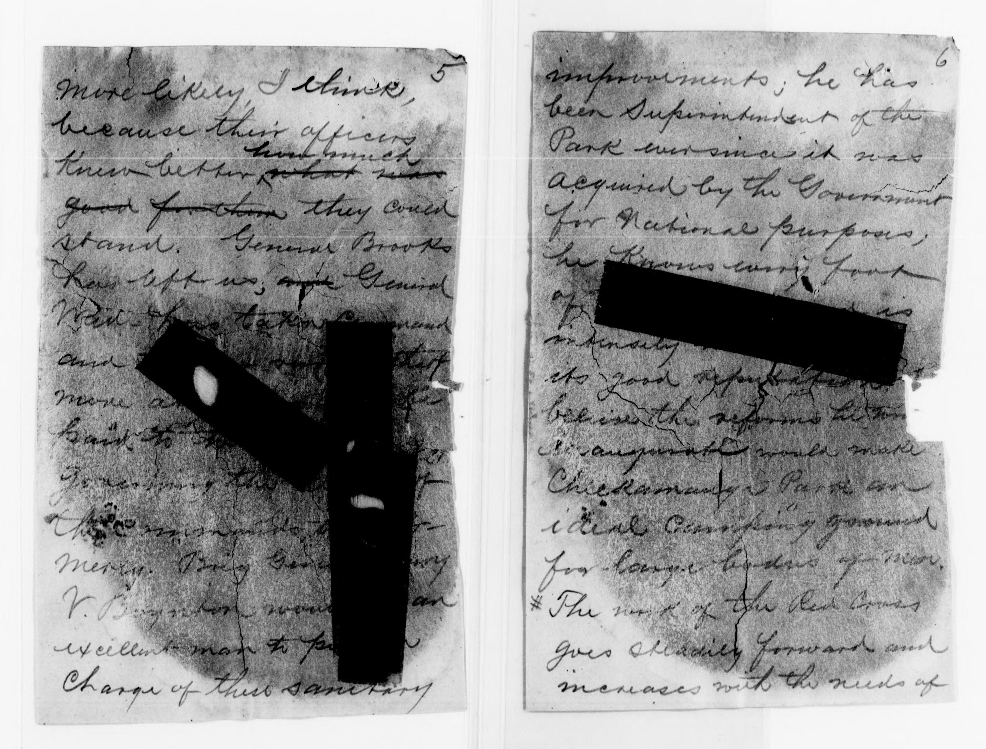 Scanned image of the current content page