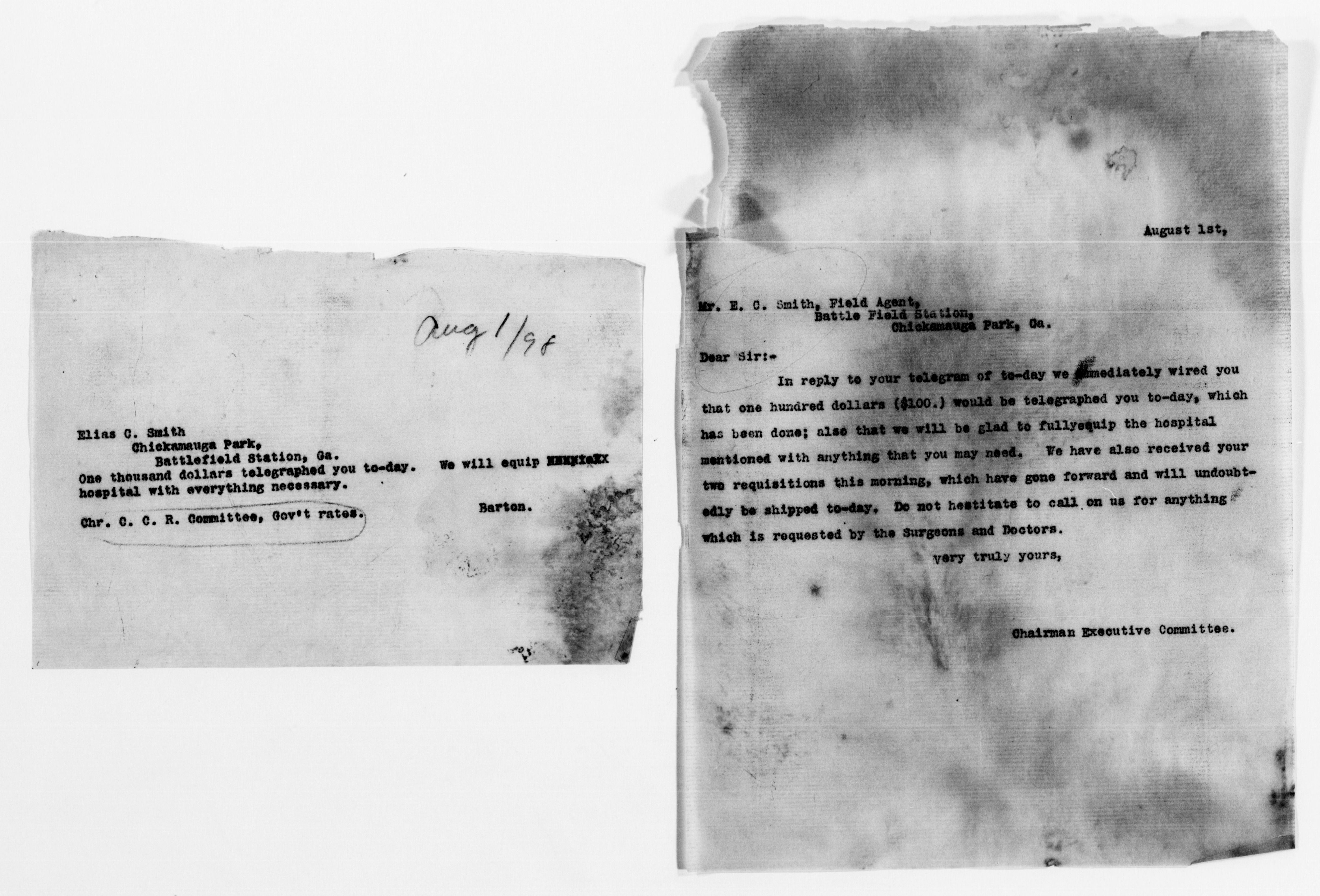 Scanned image of the current content page
