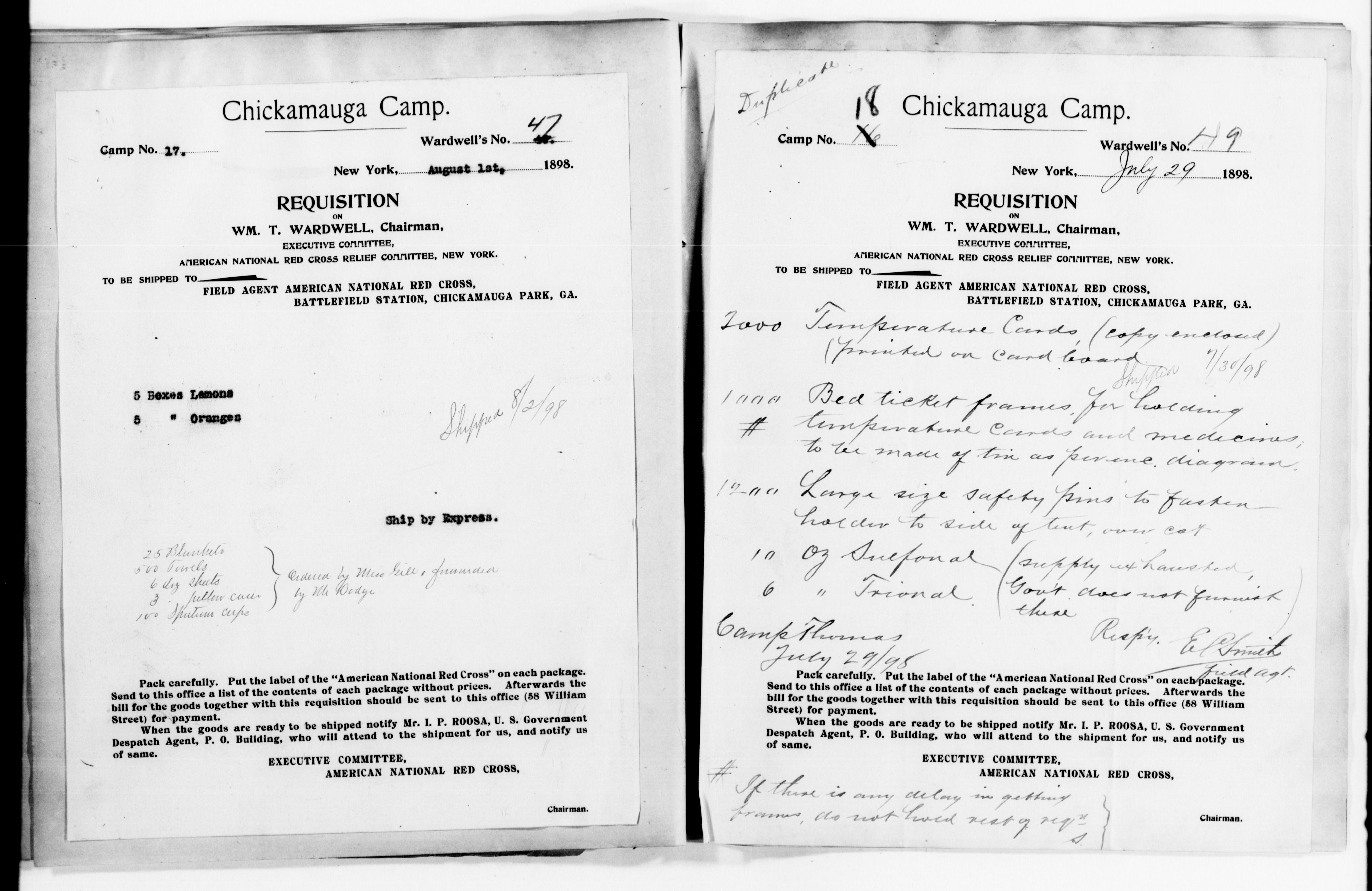 Scanned image of the current content page