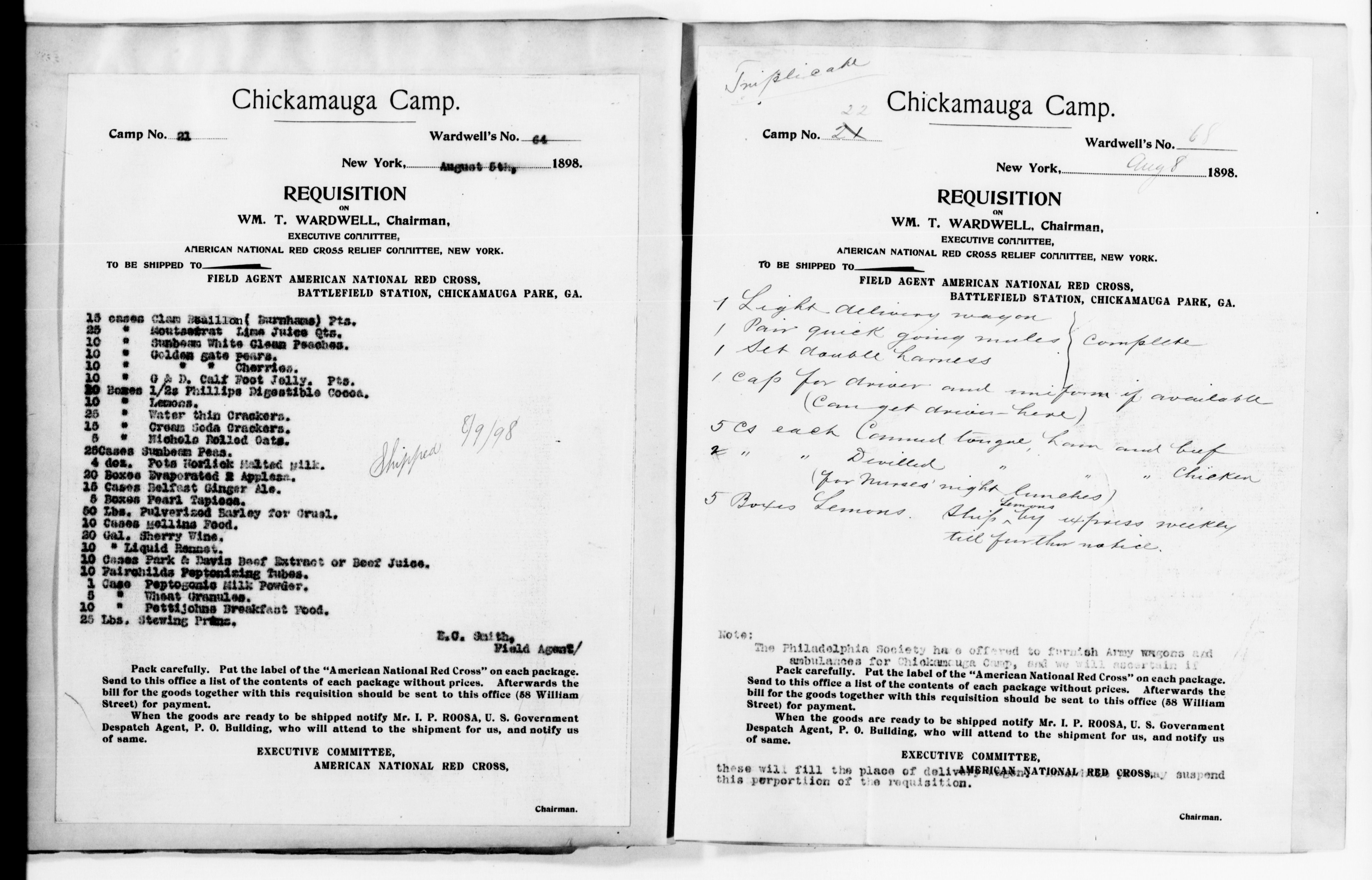 Scanned image of the current content page