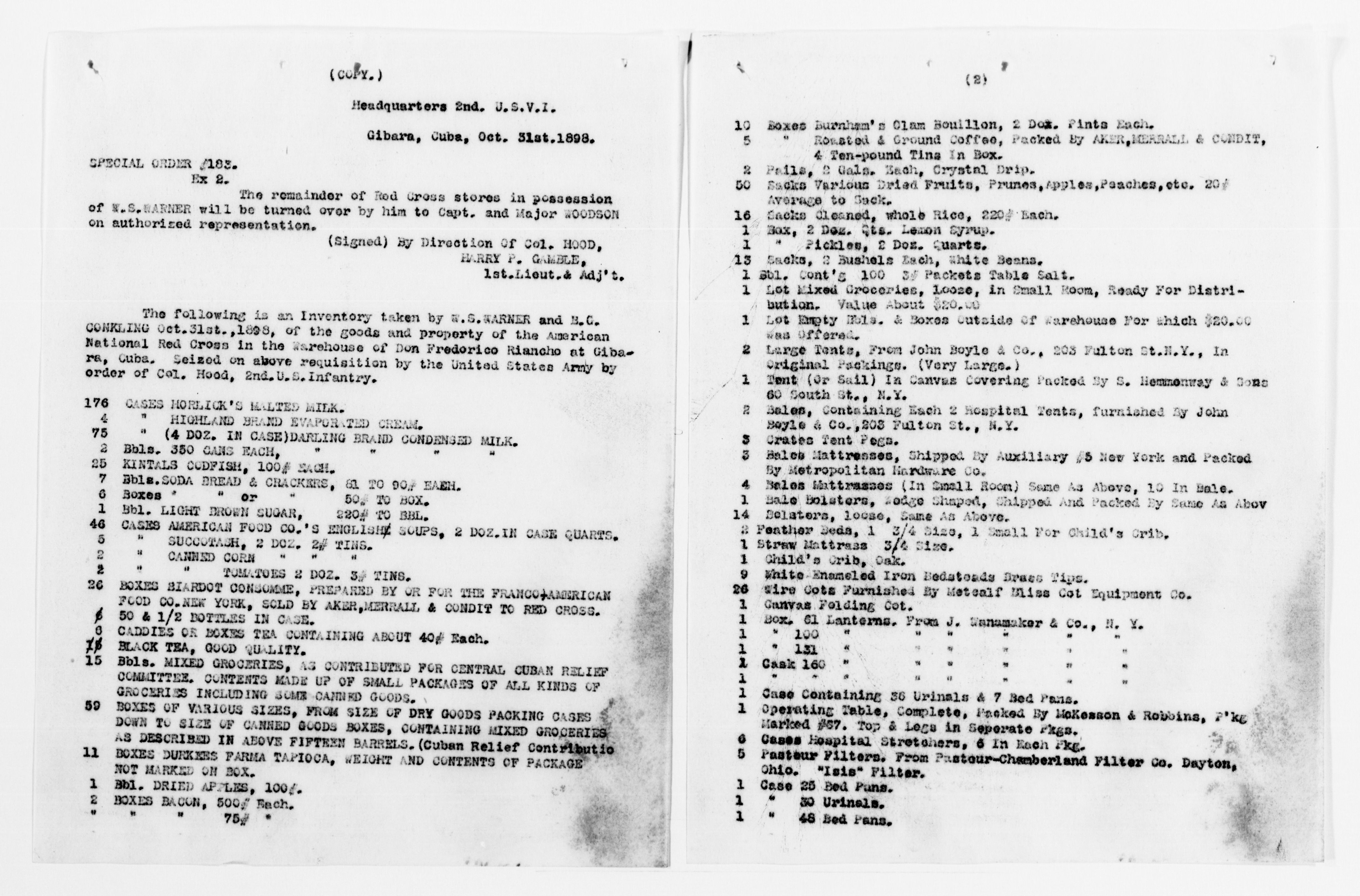 Scanned image of the current content page