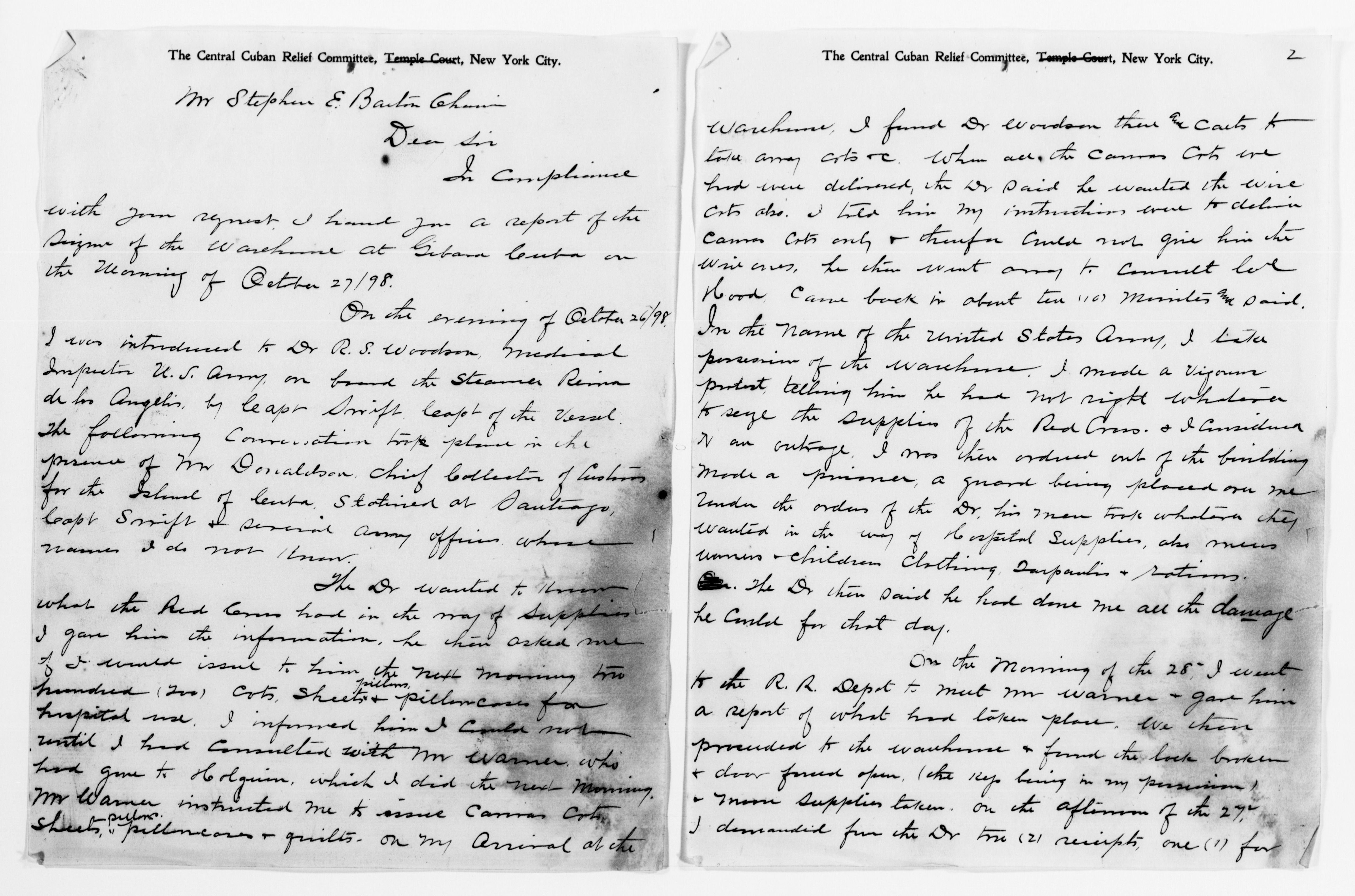 Scanned image of the current content page