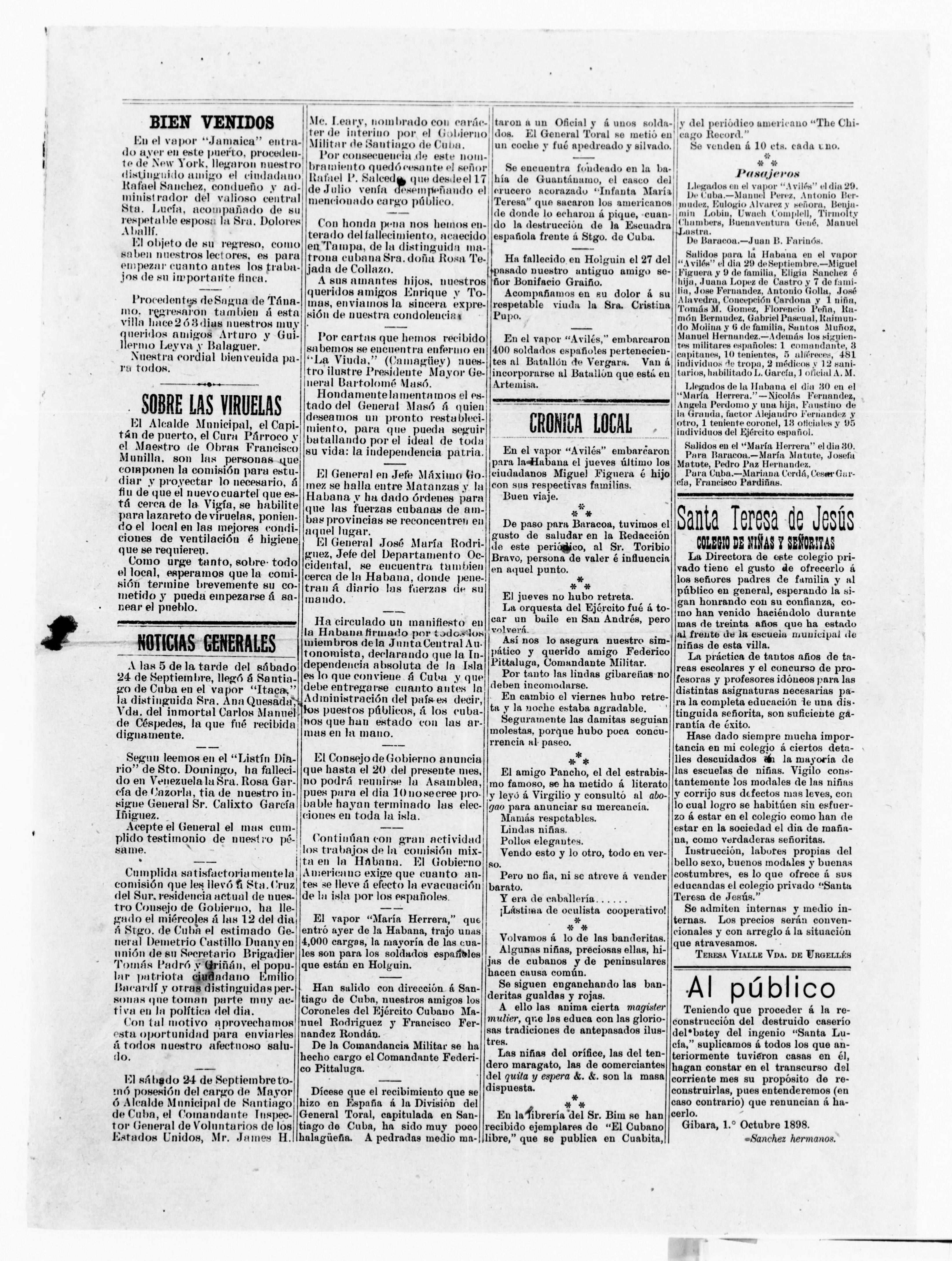 Scanned image of the current content page