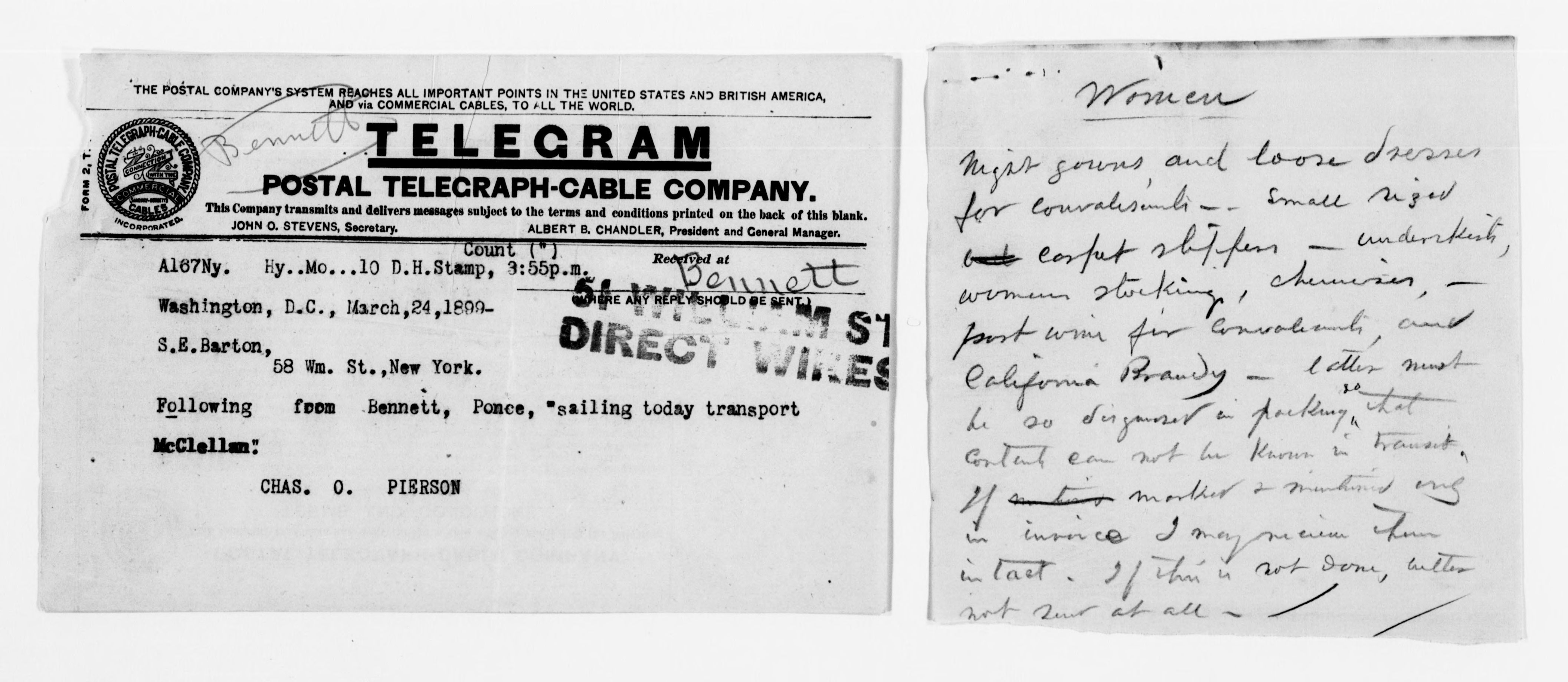 Scanned image of the current content page