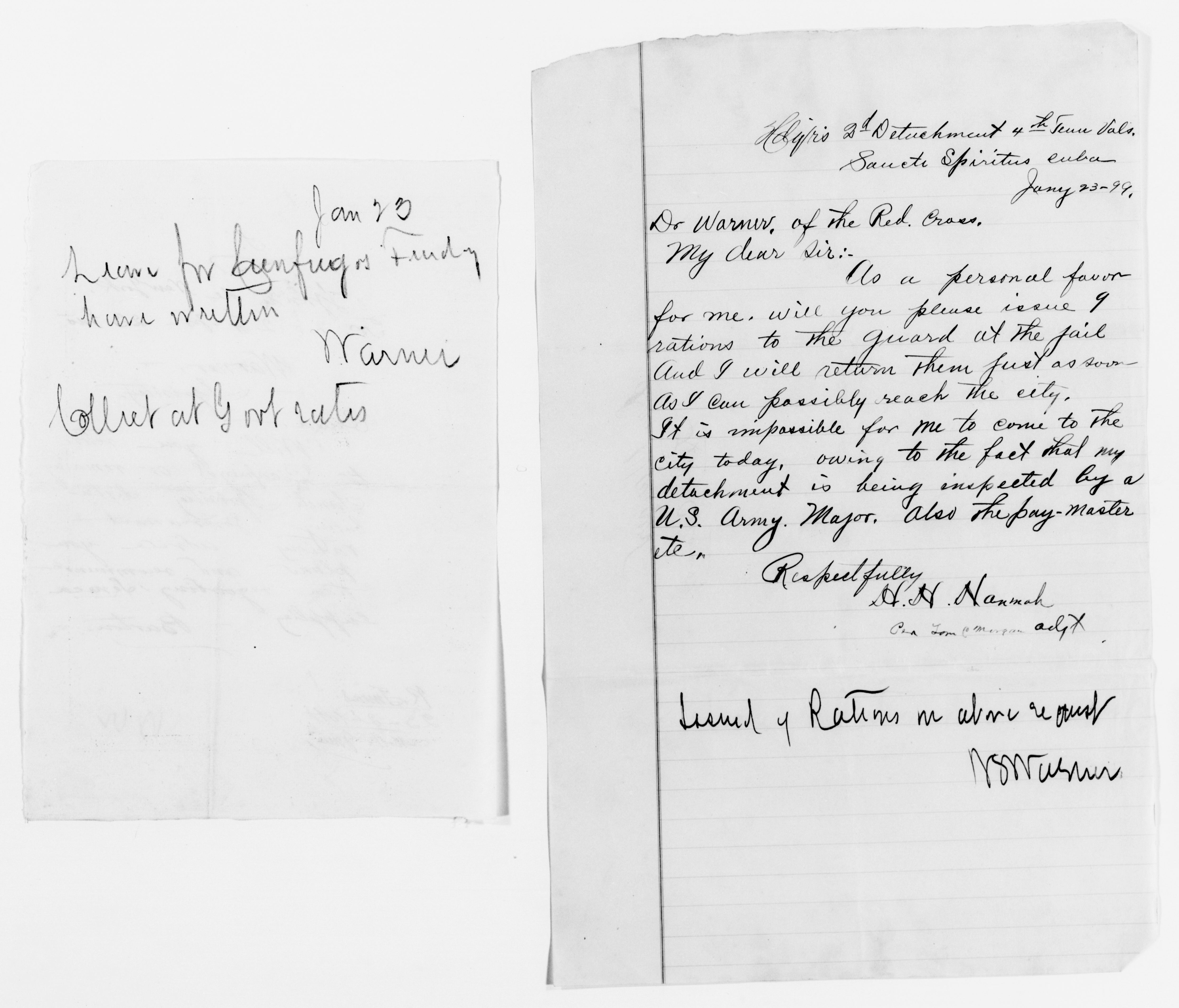 Scanned image of the current content page