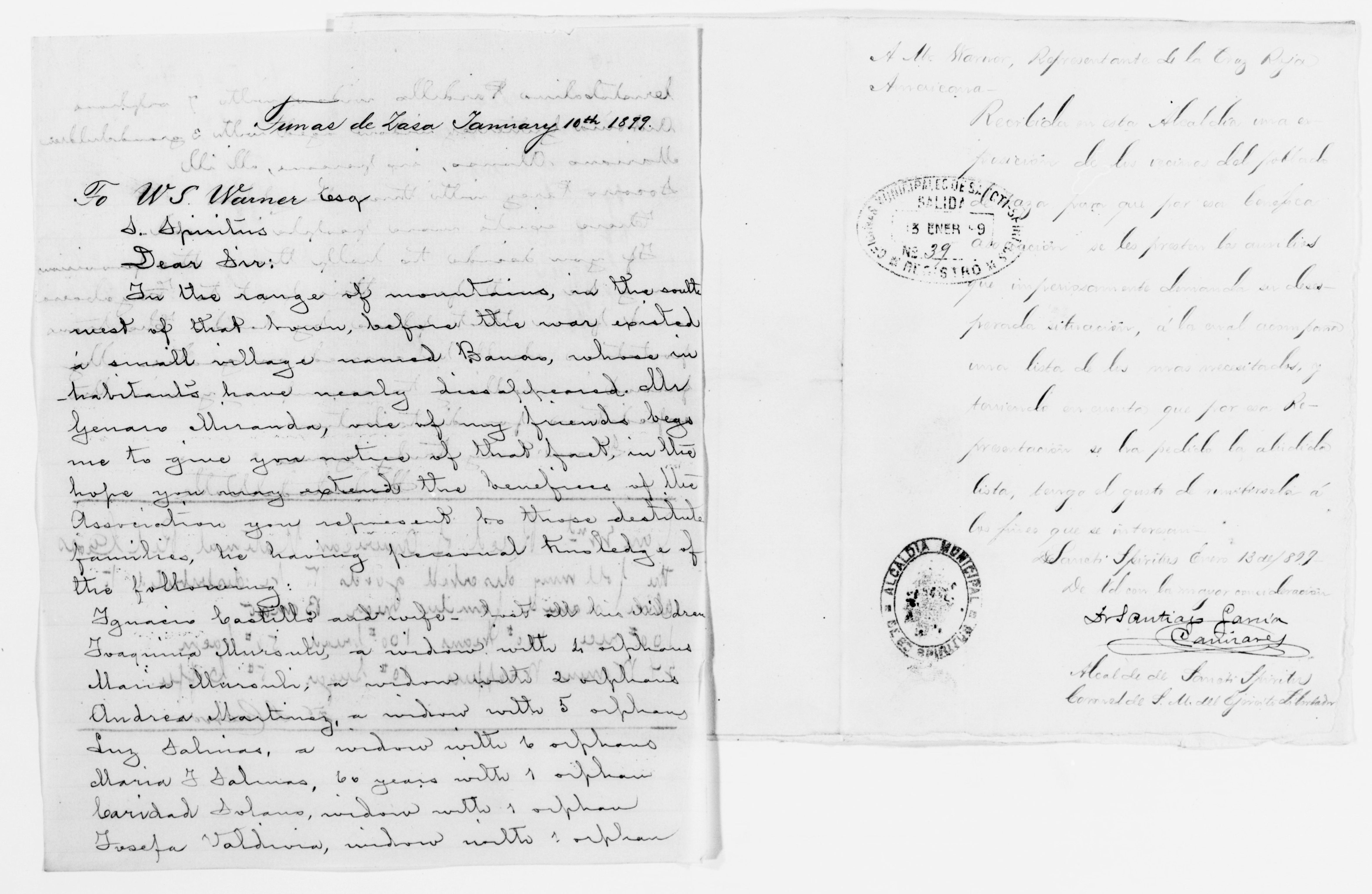 Scanned image of the current content page