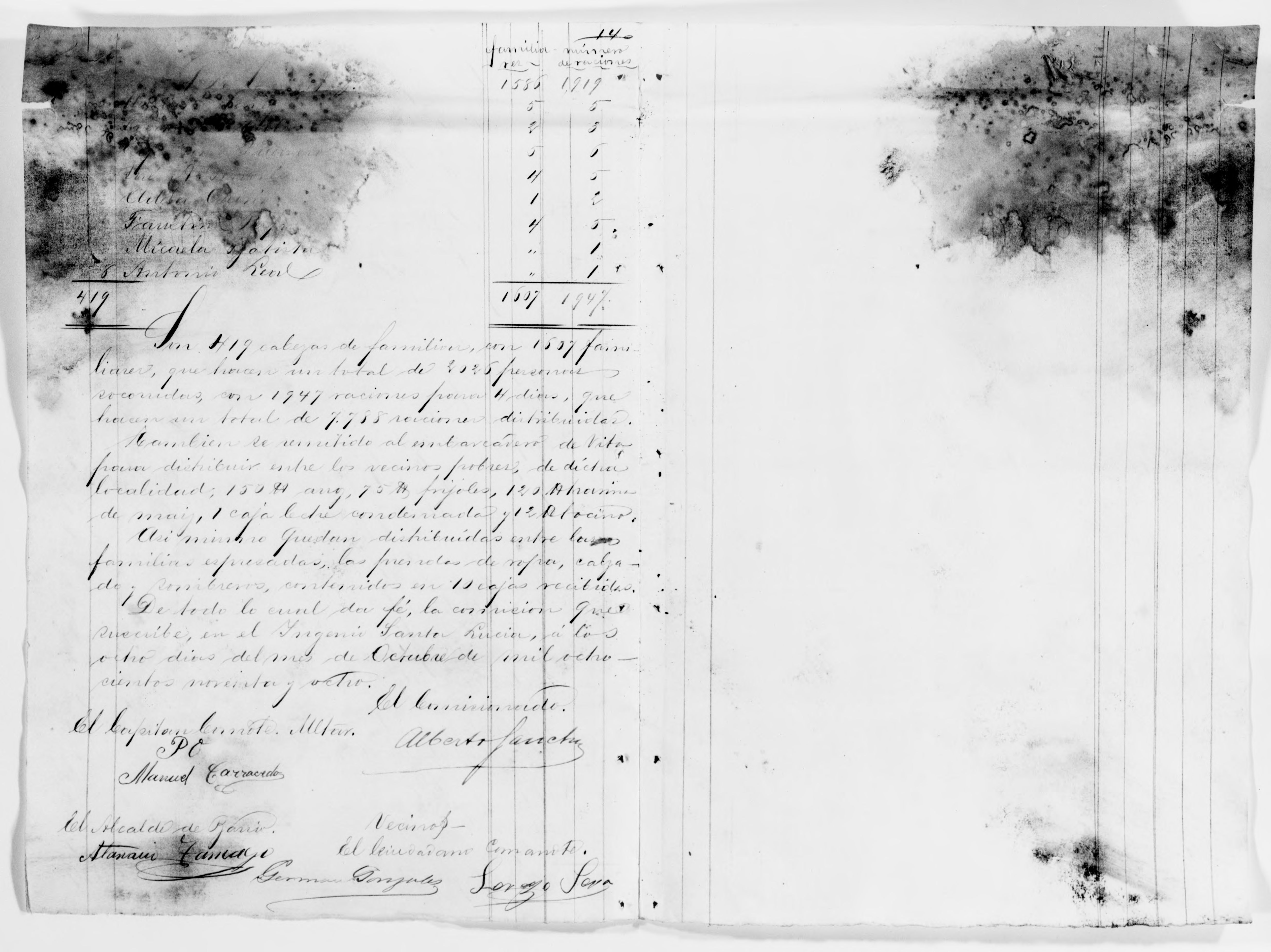 Scanned image of the current content page