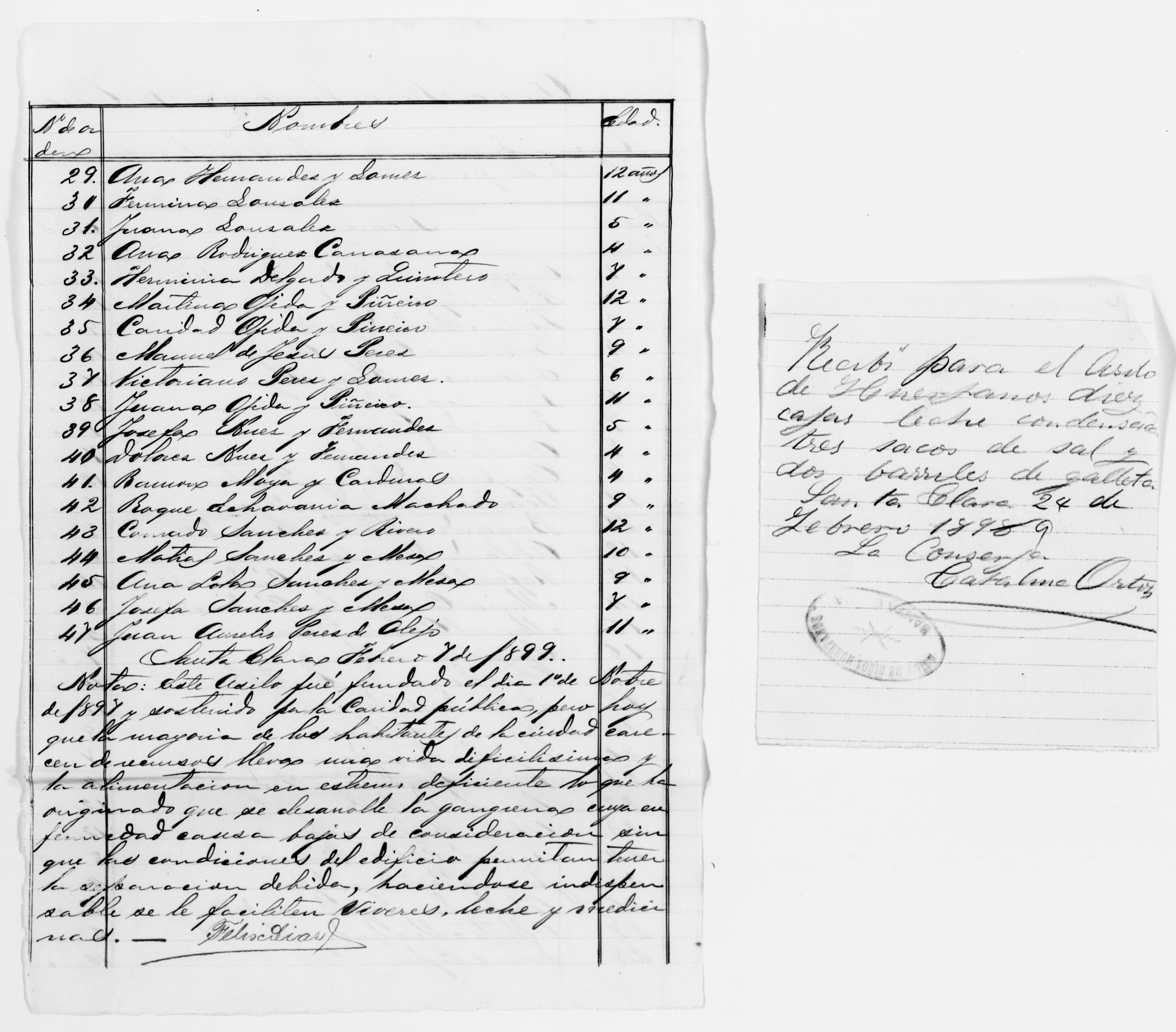 Scanned image of the current content page