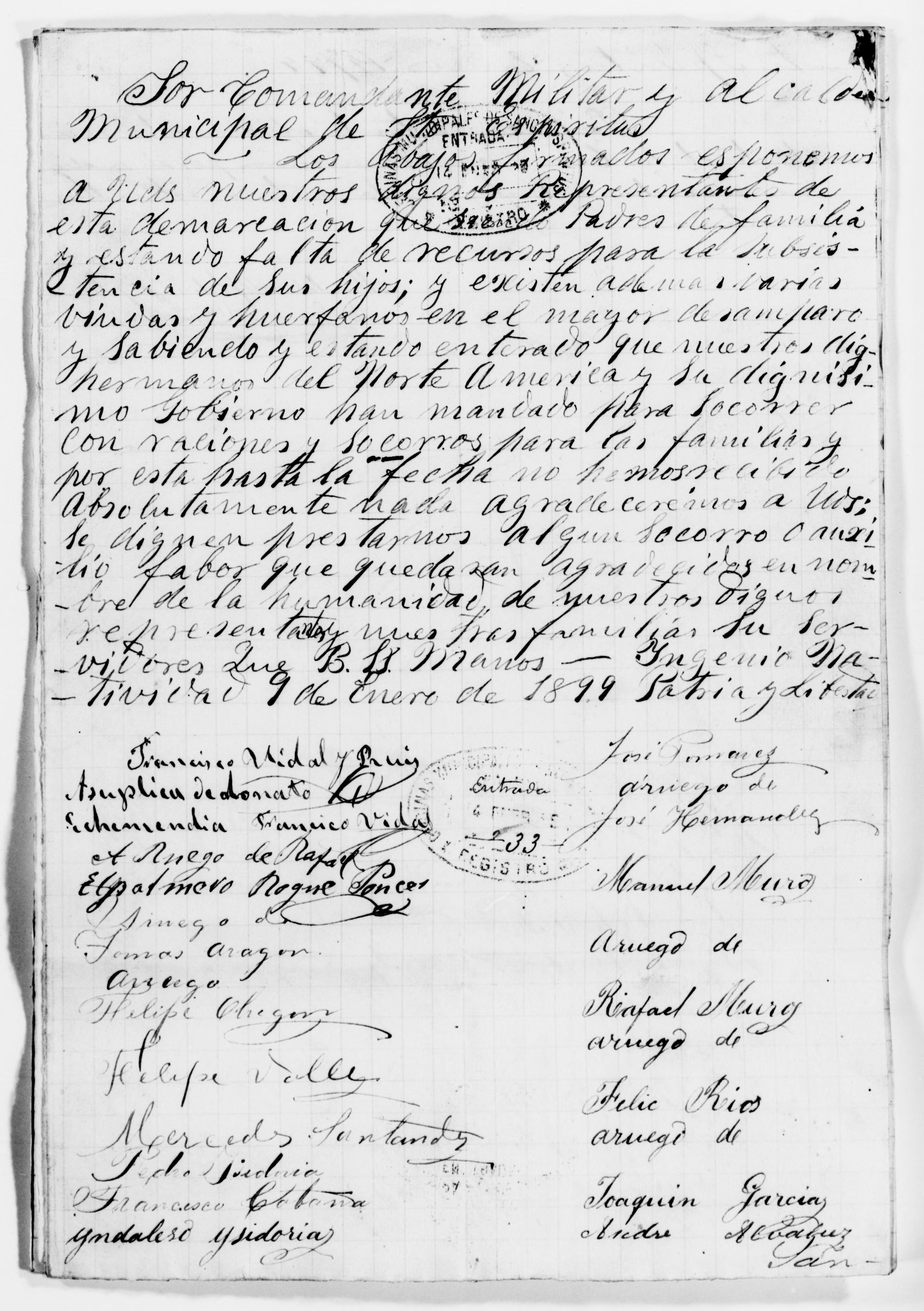 Scanned image of the current content page