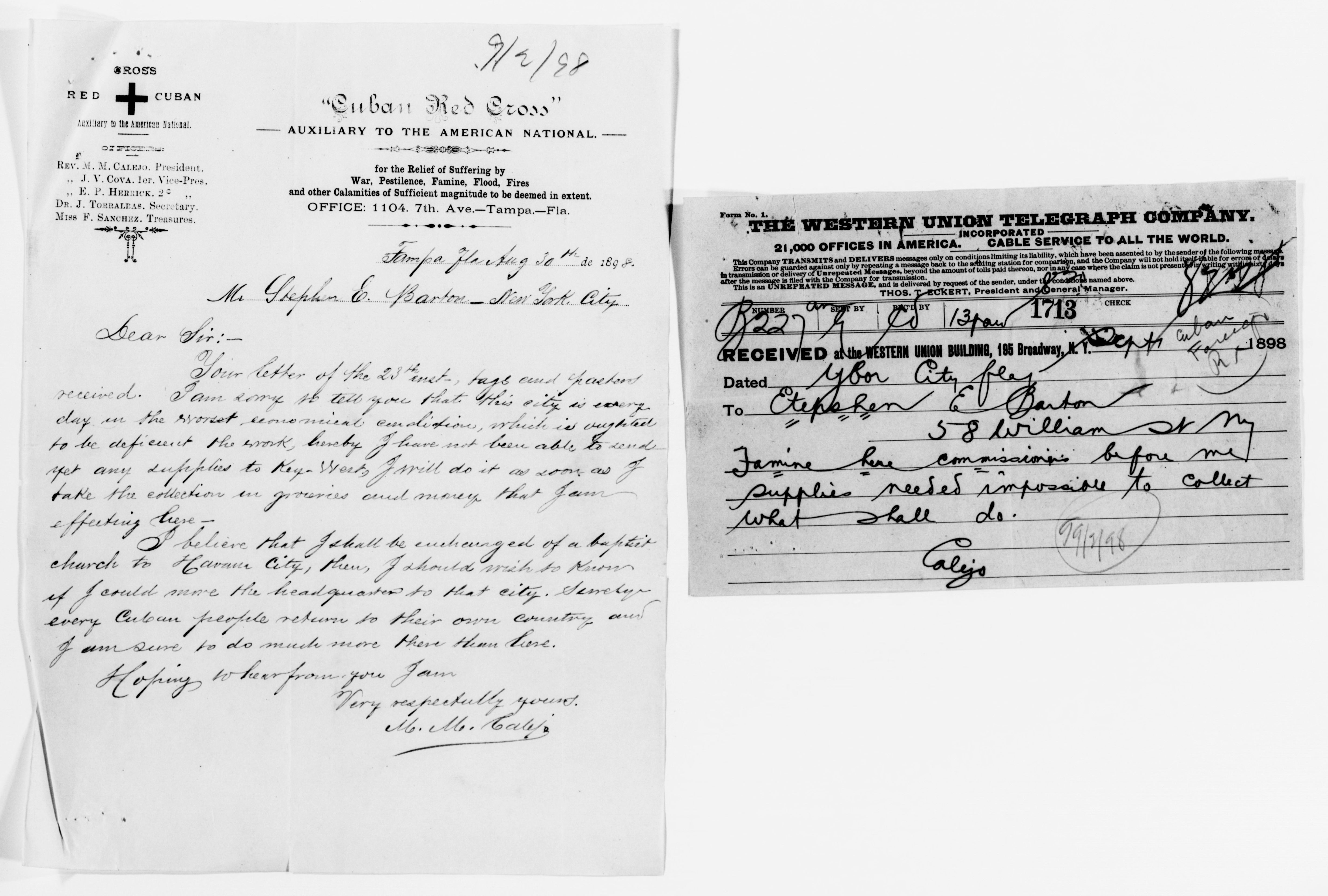 Scanned image of the current content page