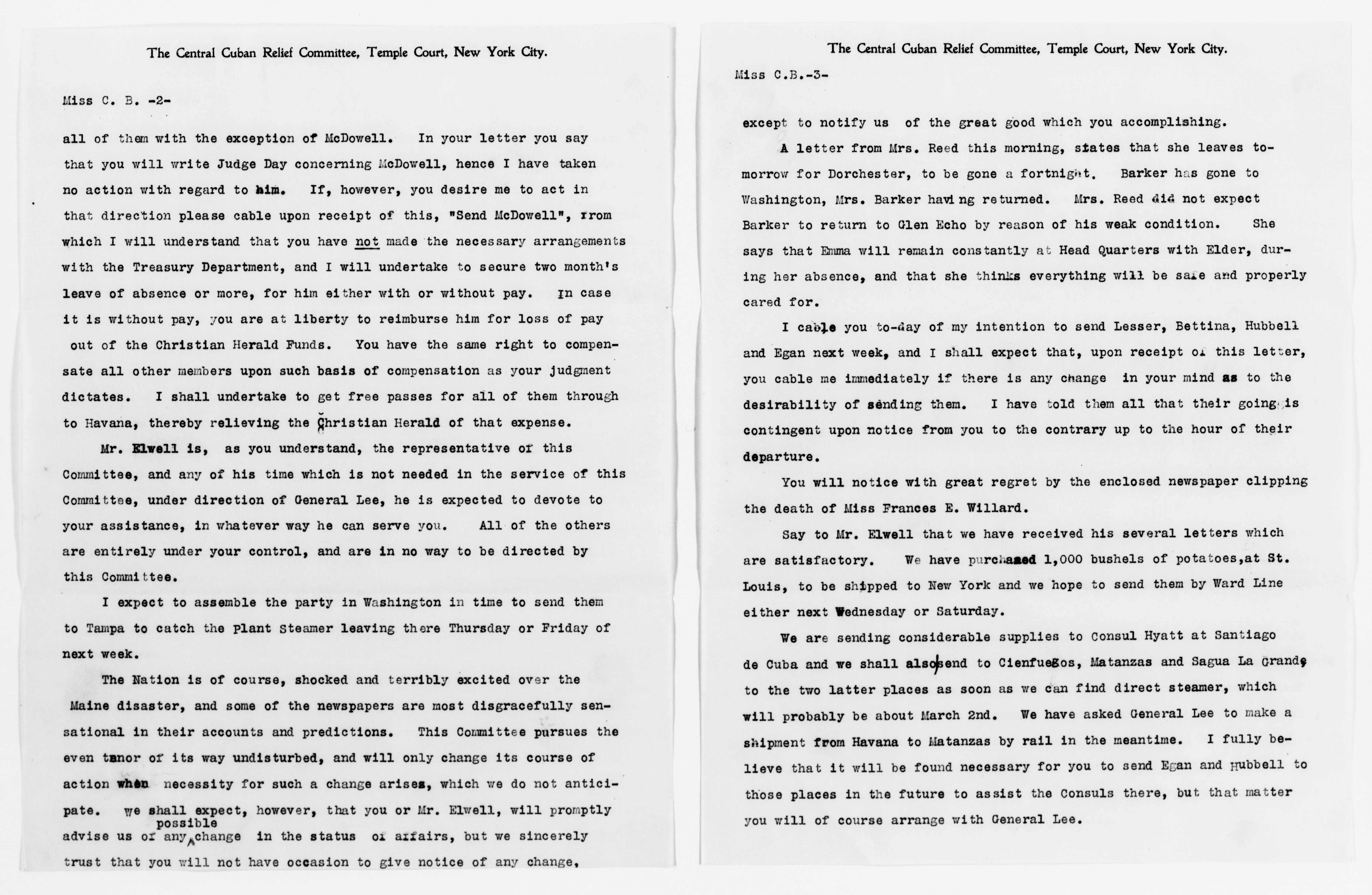 Scanned image of the current content page
