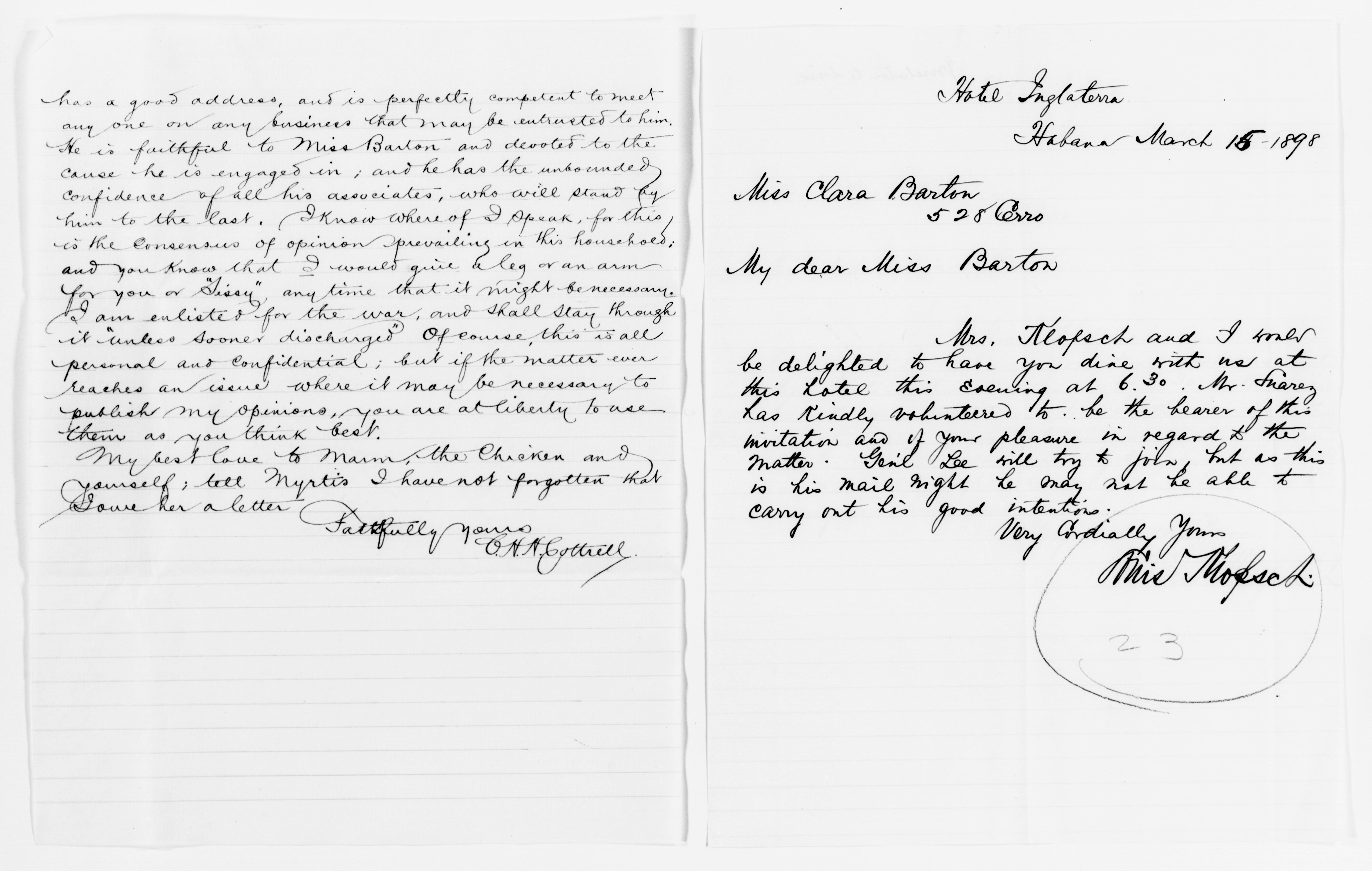 Scanned image of the current content page