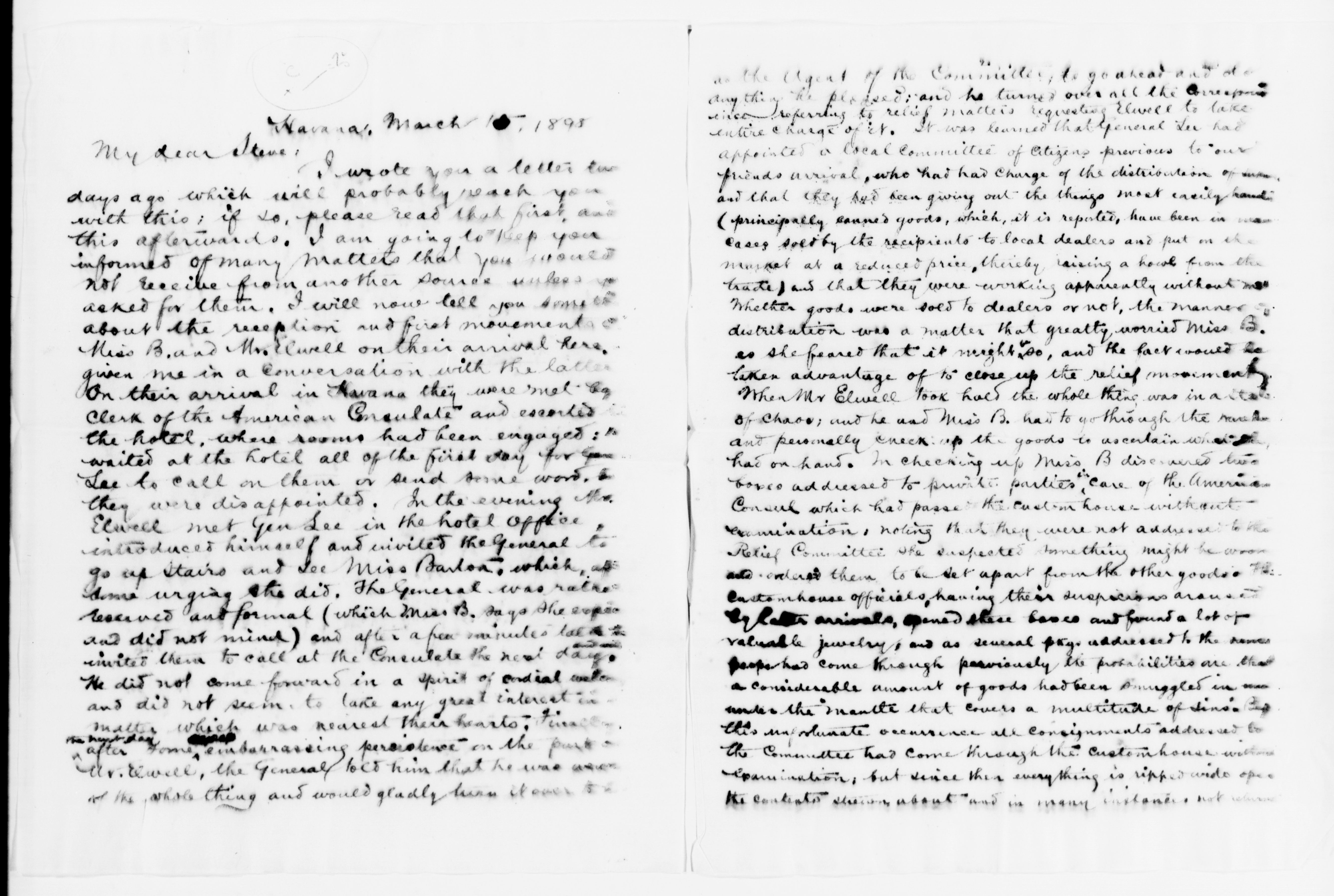 Scanned image of the current content page