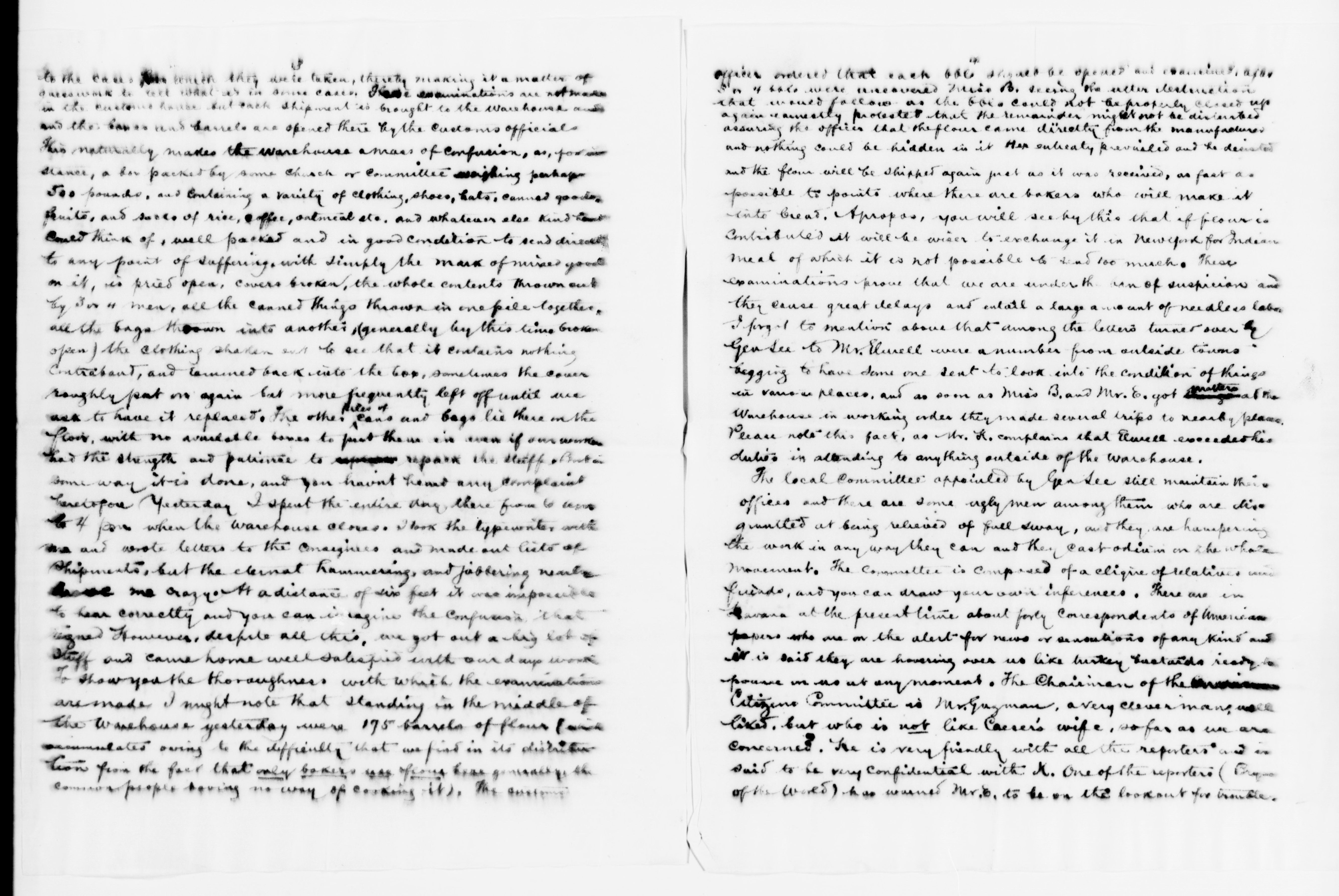 Scanned image of the current content page