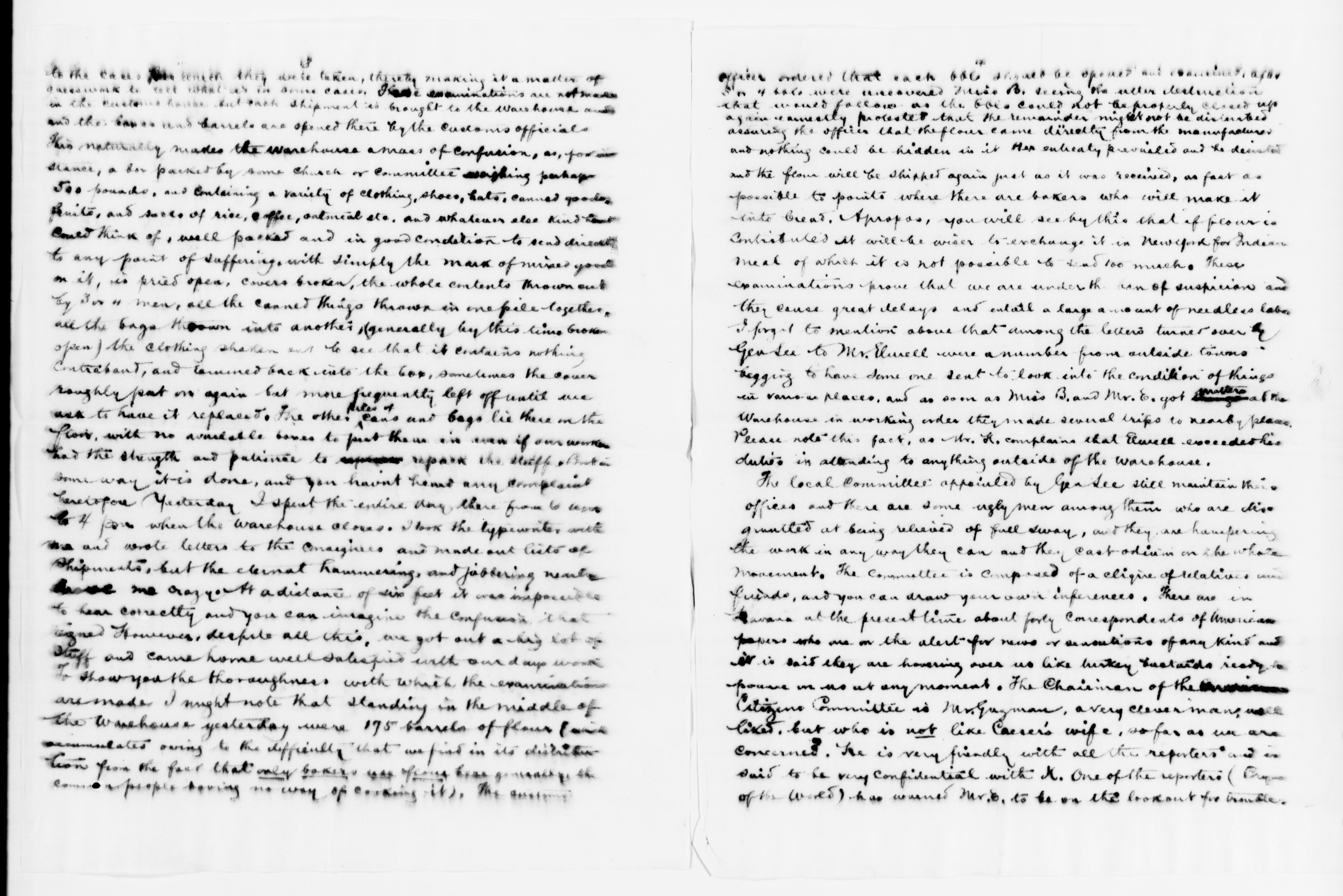 Scanned image of the current content page