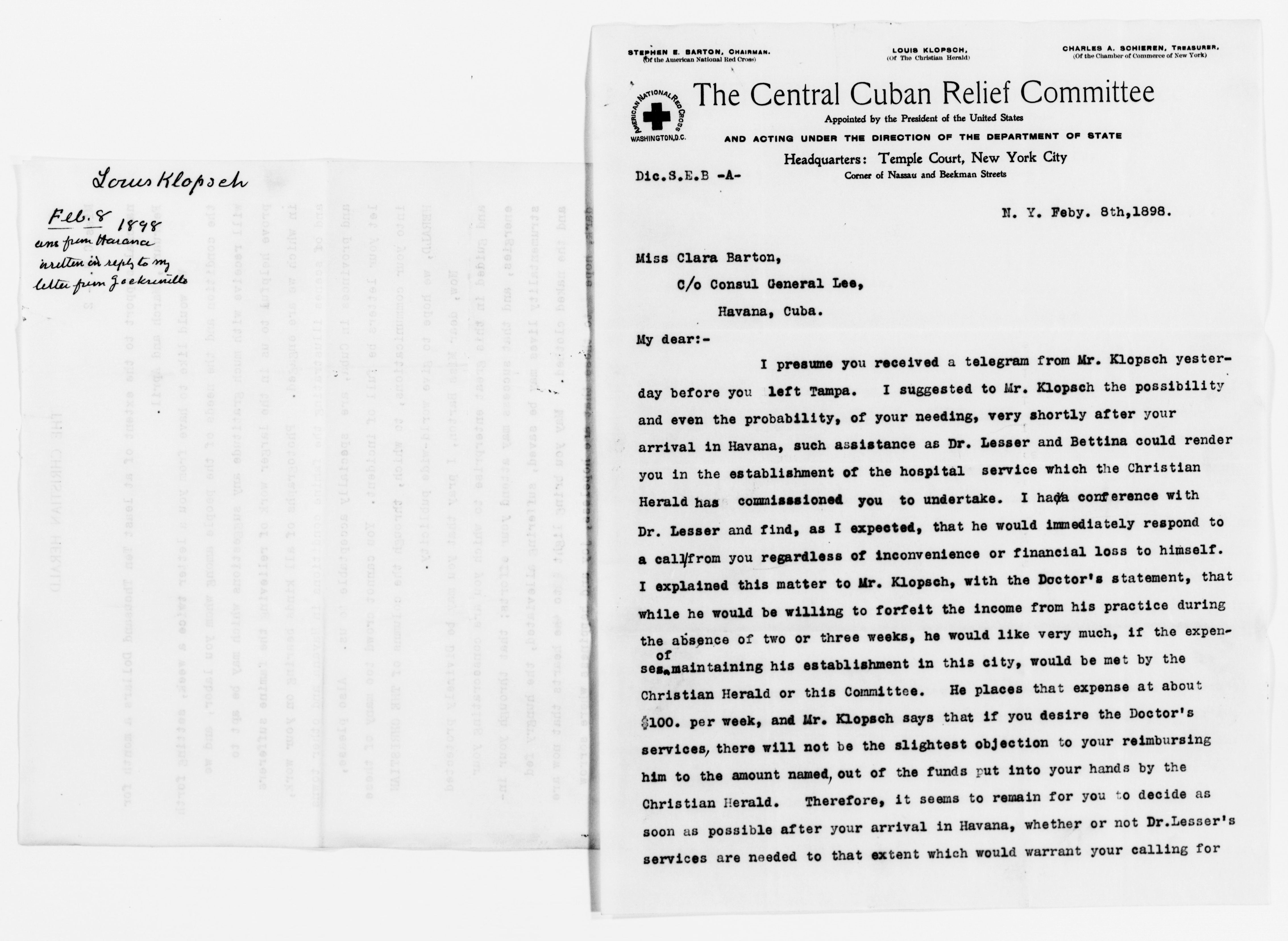 Scanned image of the current content page