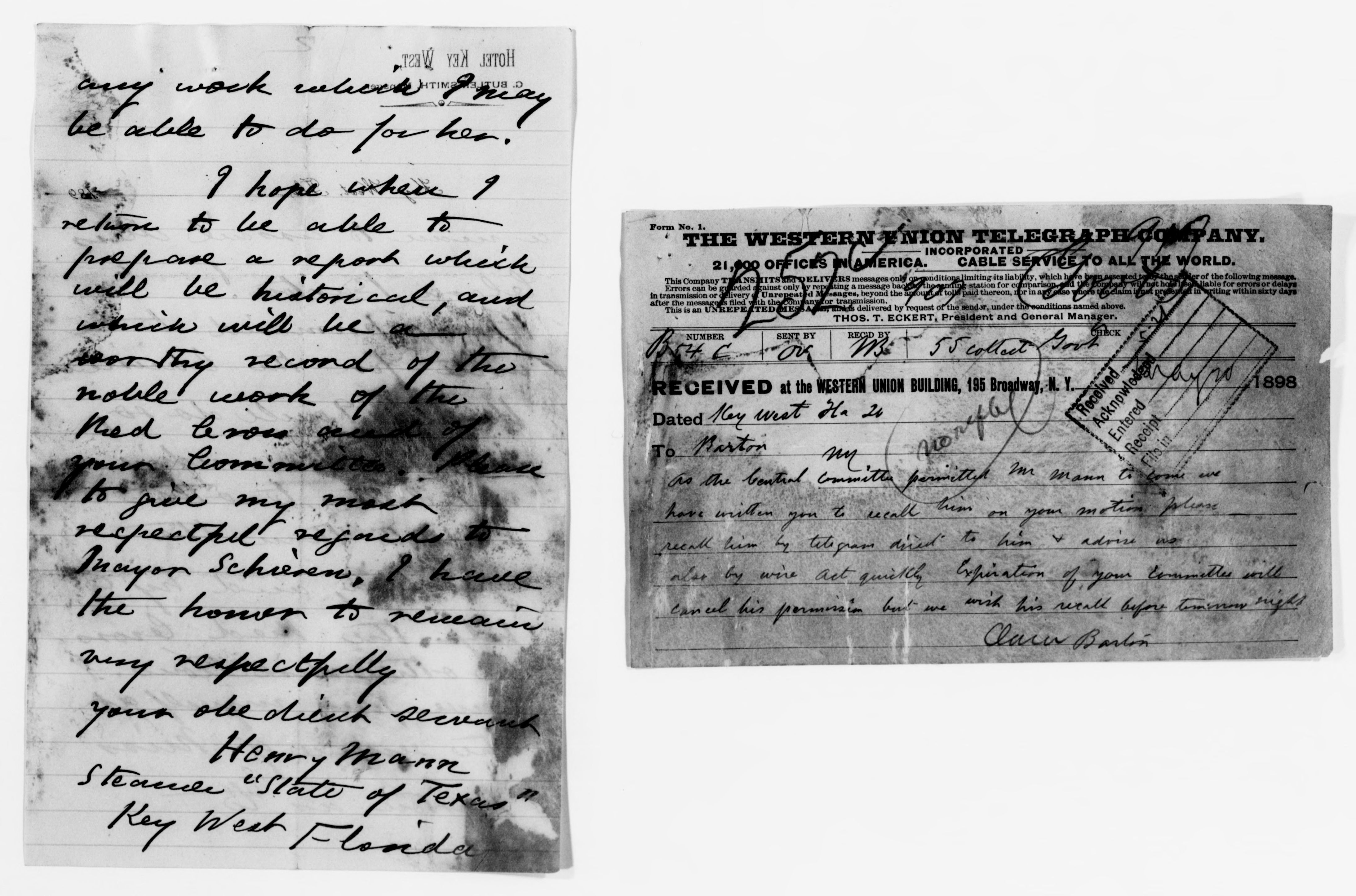 Scanned image of the current content page