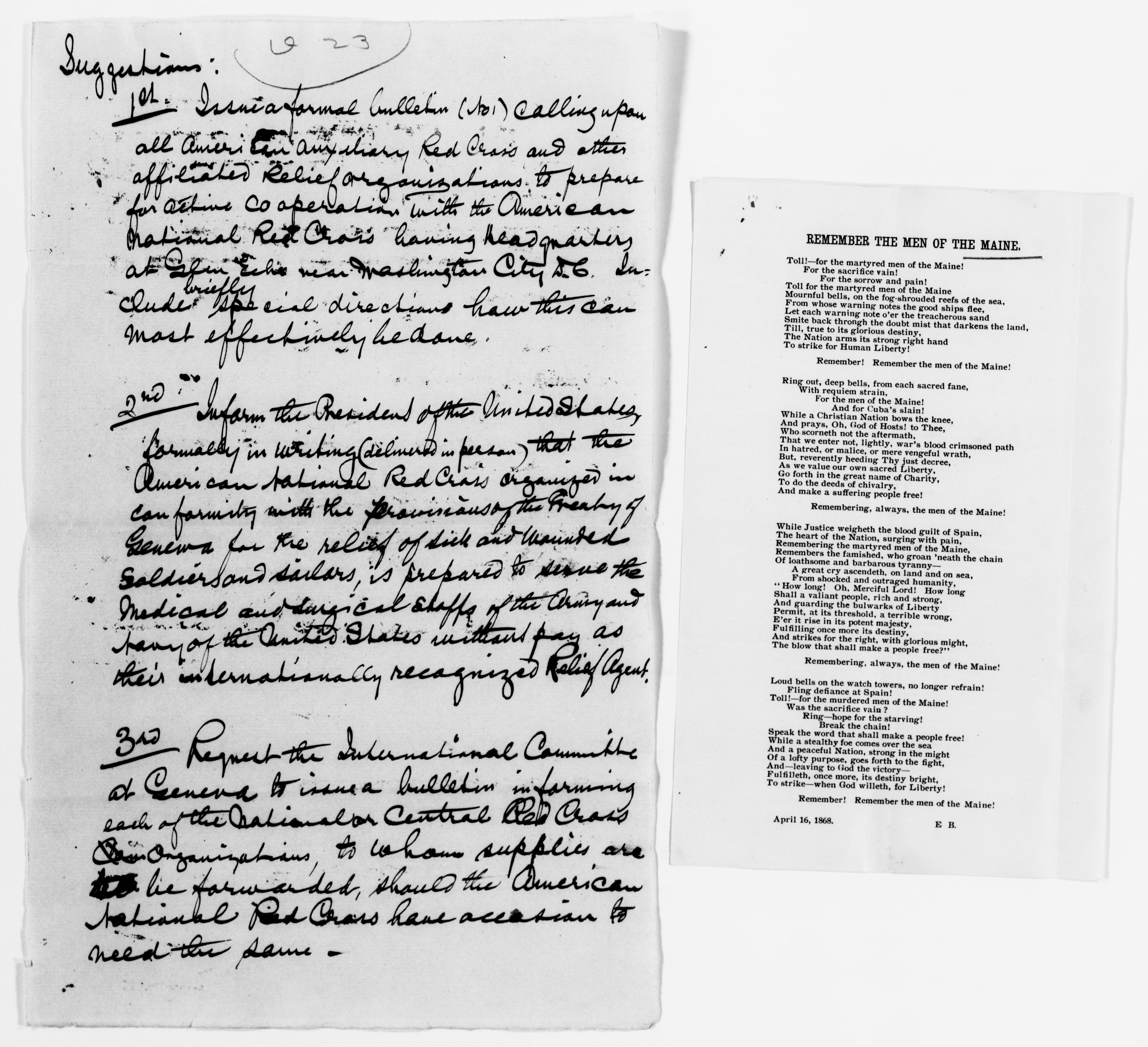 Scanned image of the current content page