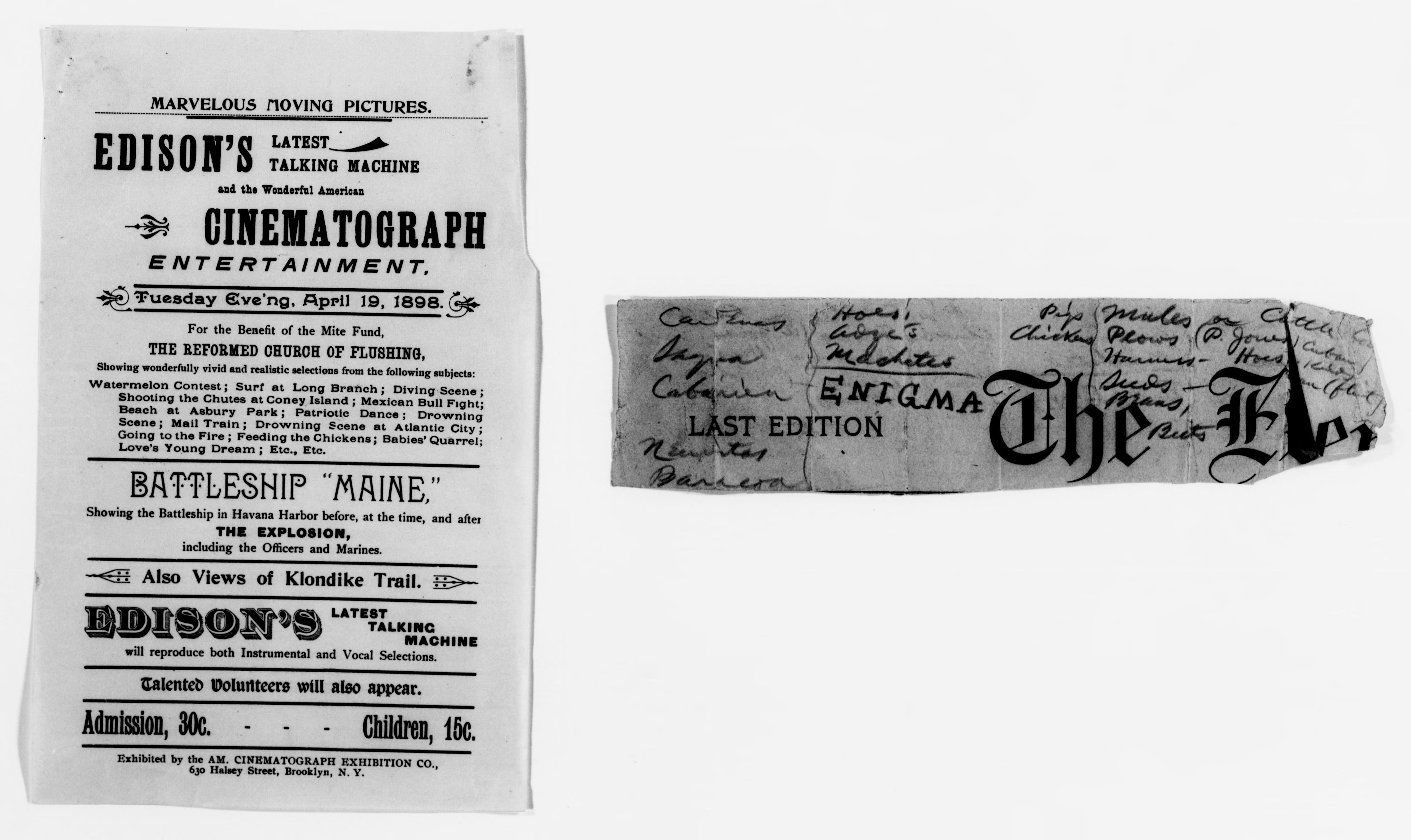 Scanned image of the current content page