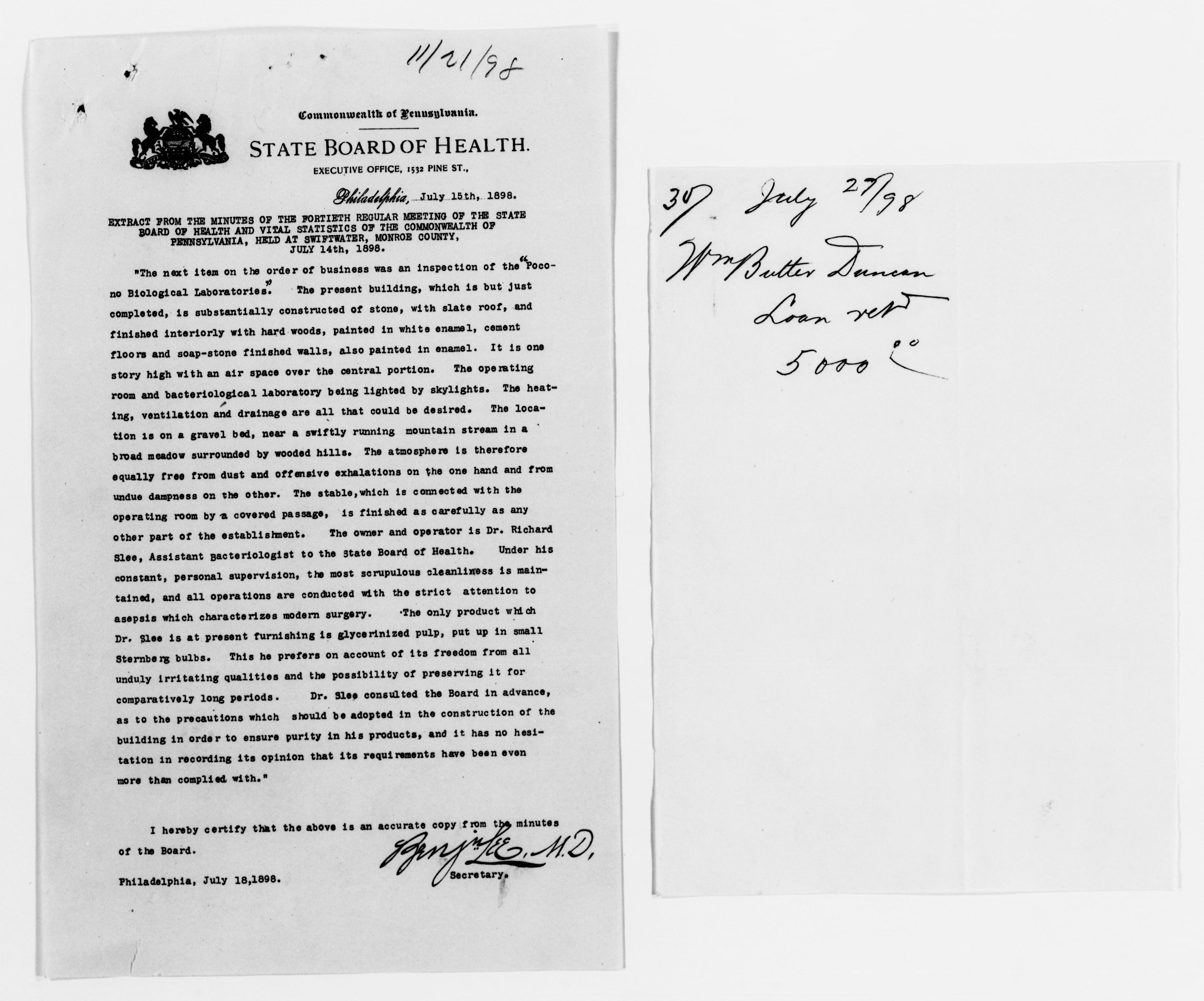 Scanned image of the current content page