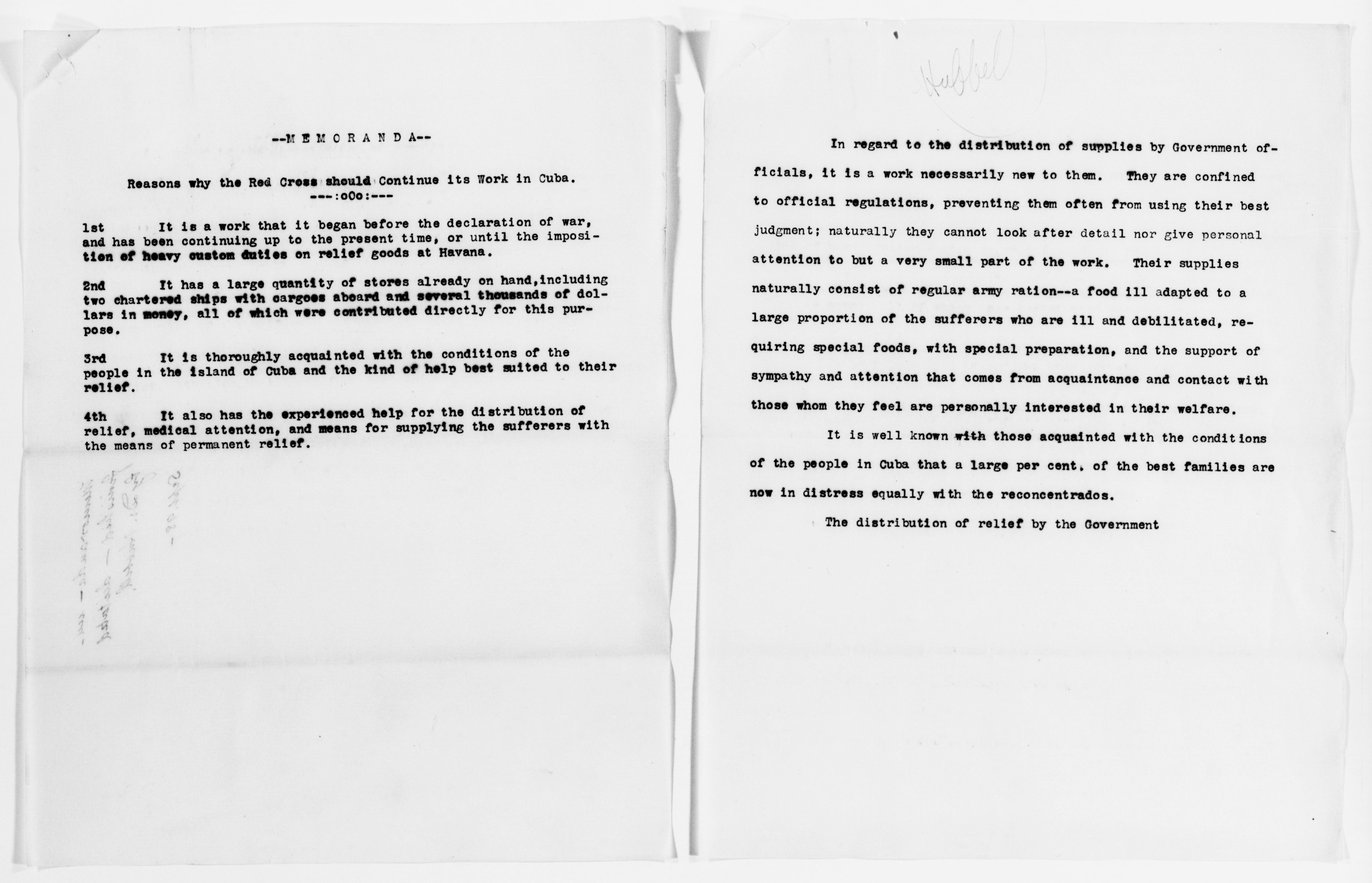 Scanned image of the current content page