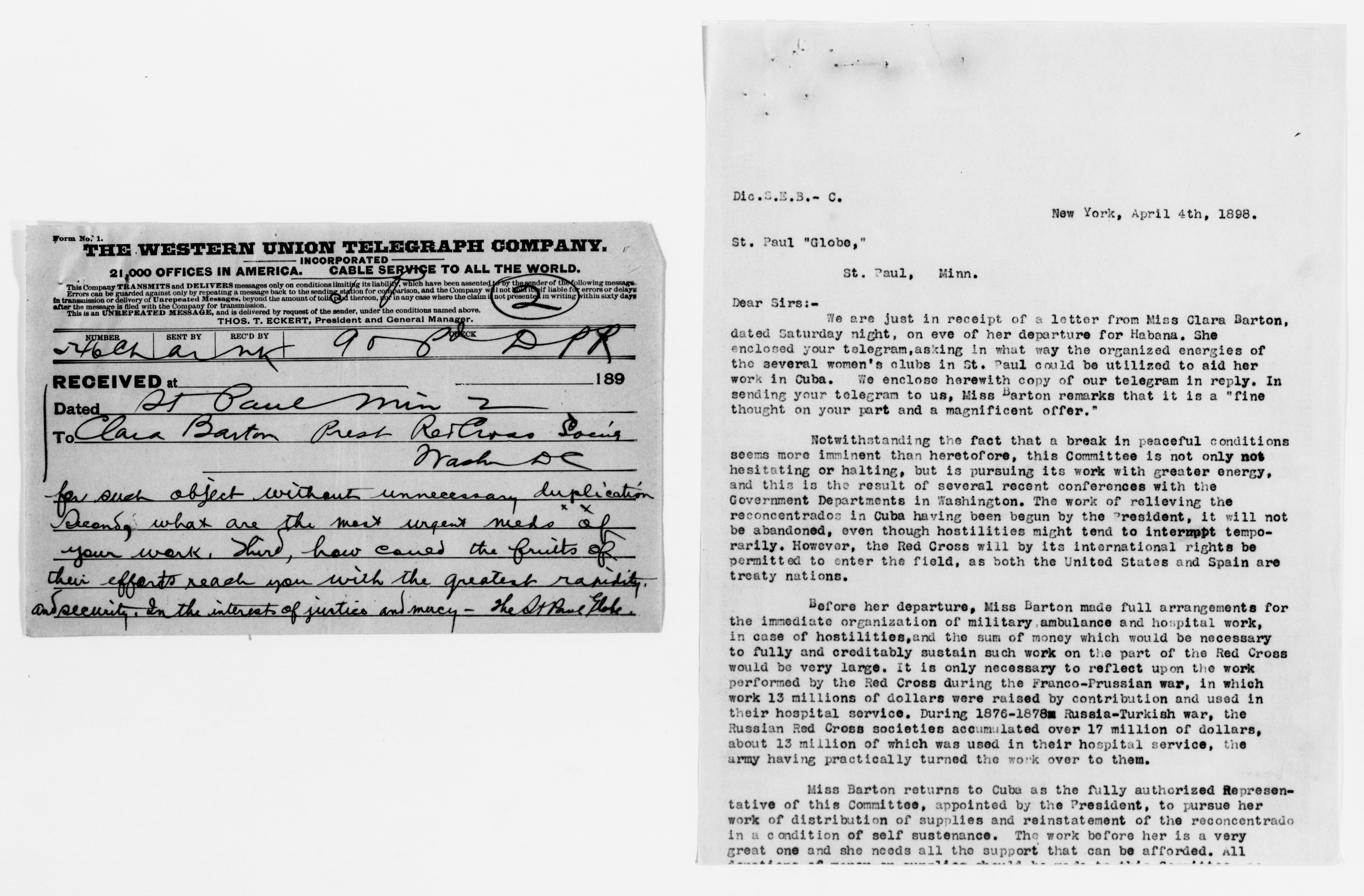 Scanned image of the current content page