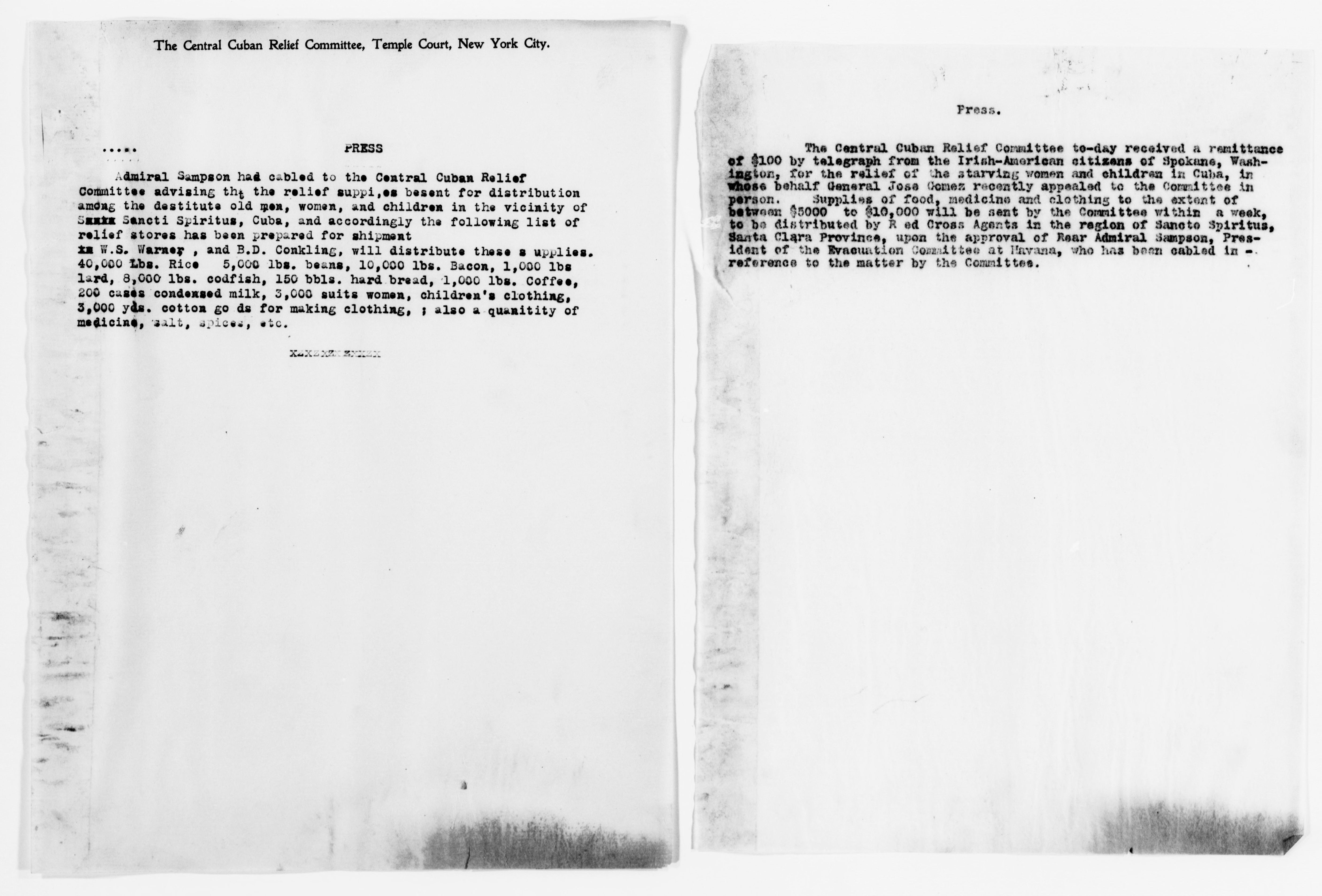 Scanned image of the current content page