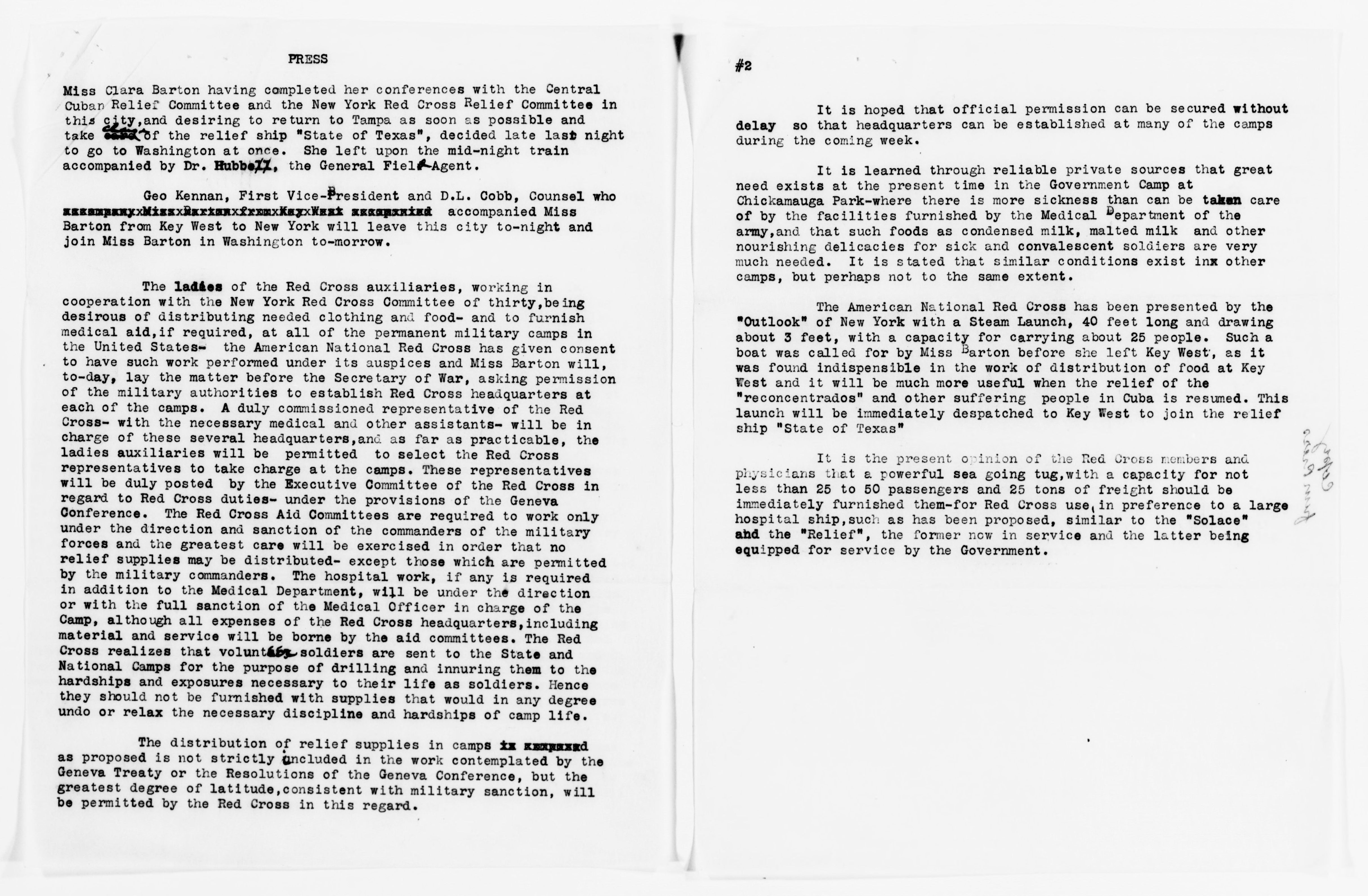 Scanned image of the current content page