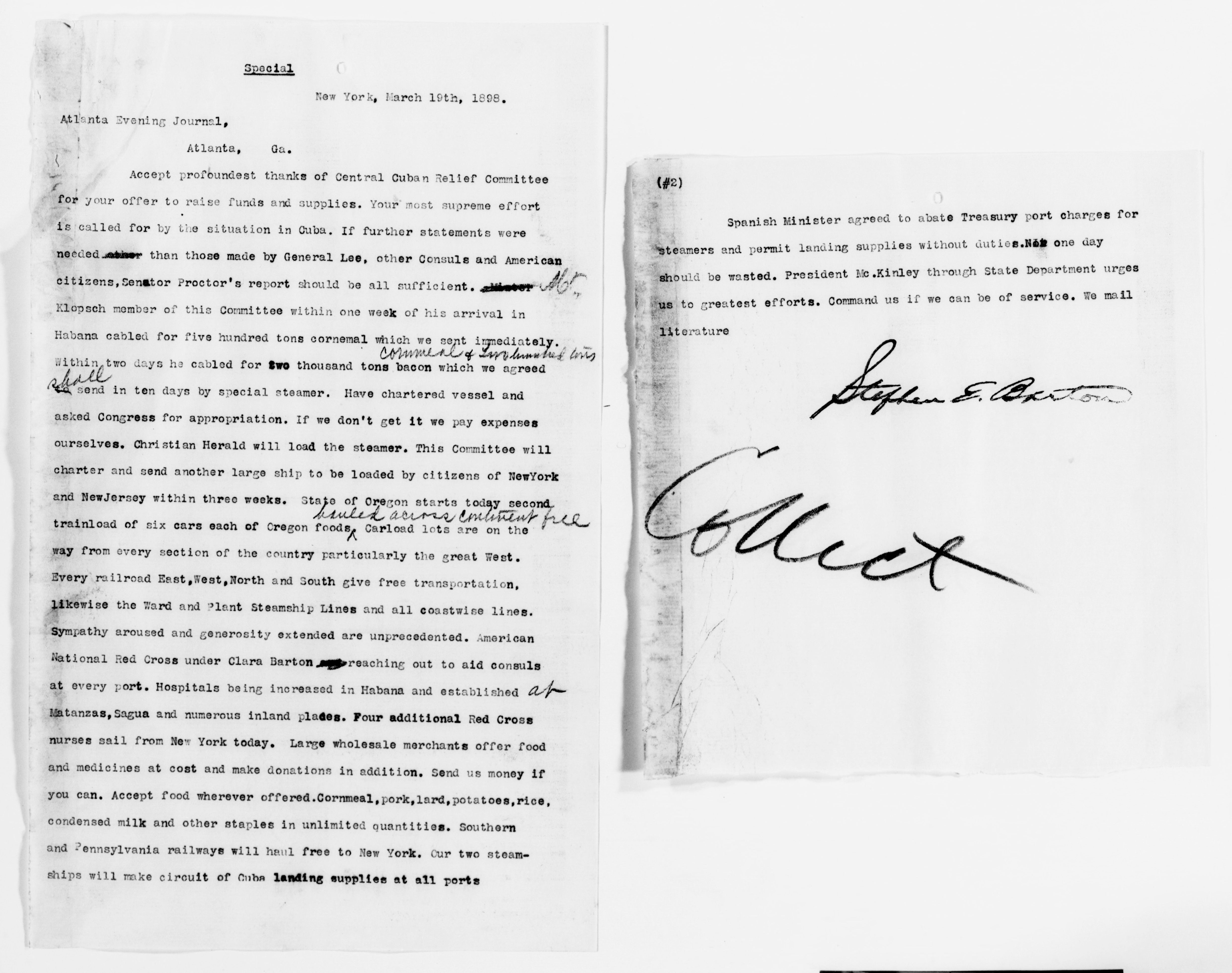 Scanned image of the current content page