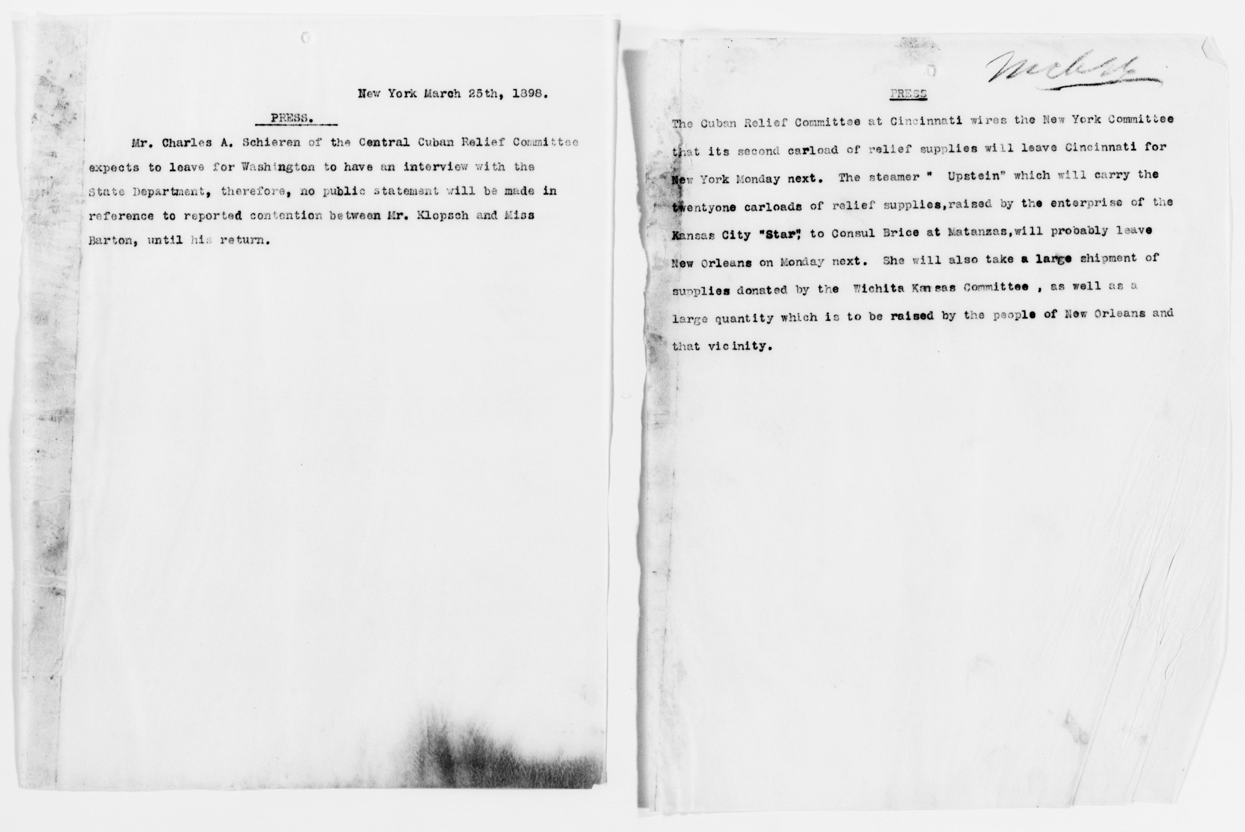 Scanned image of the current content page