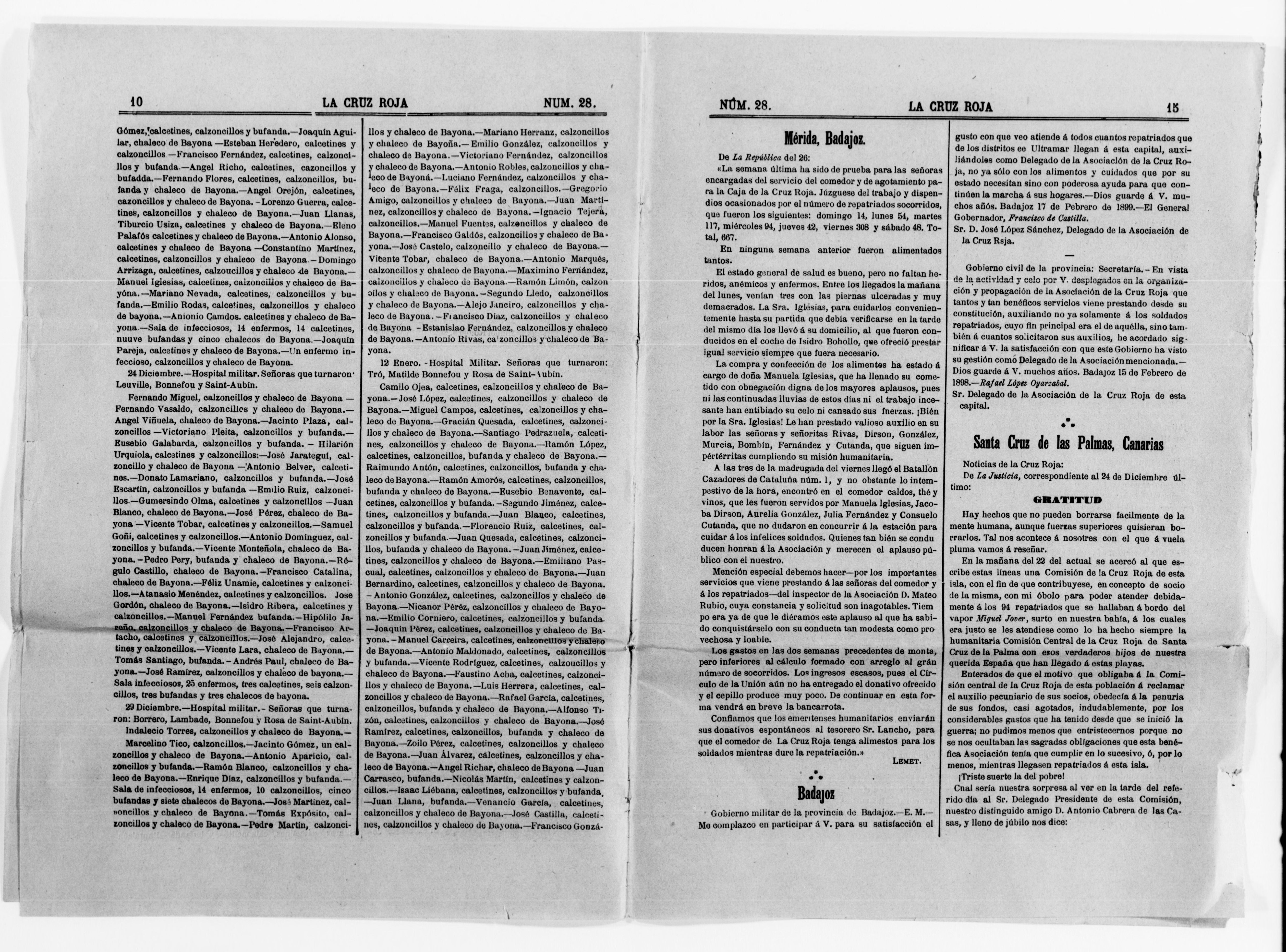 Scanned image of the current content page