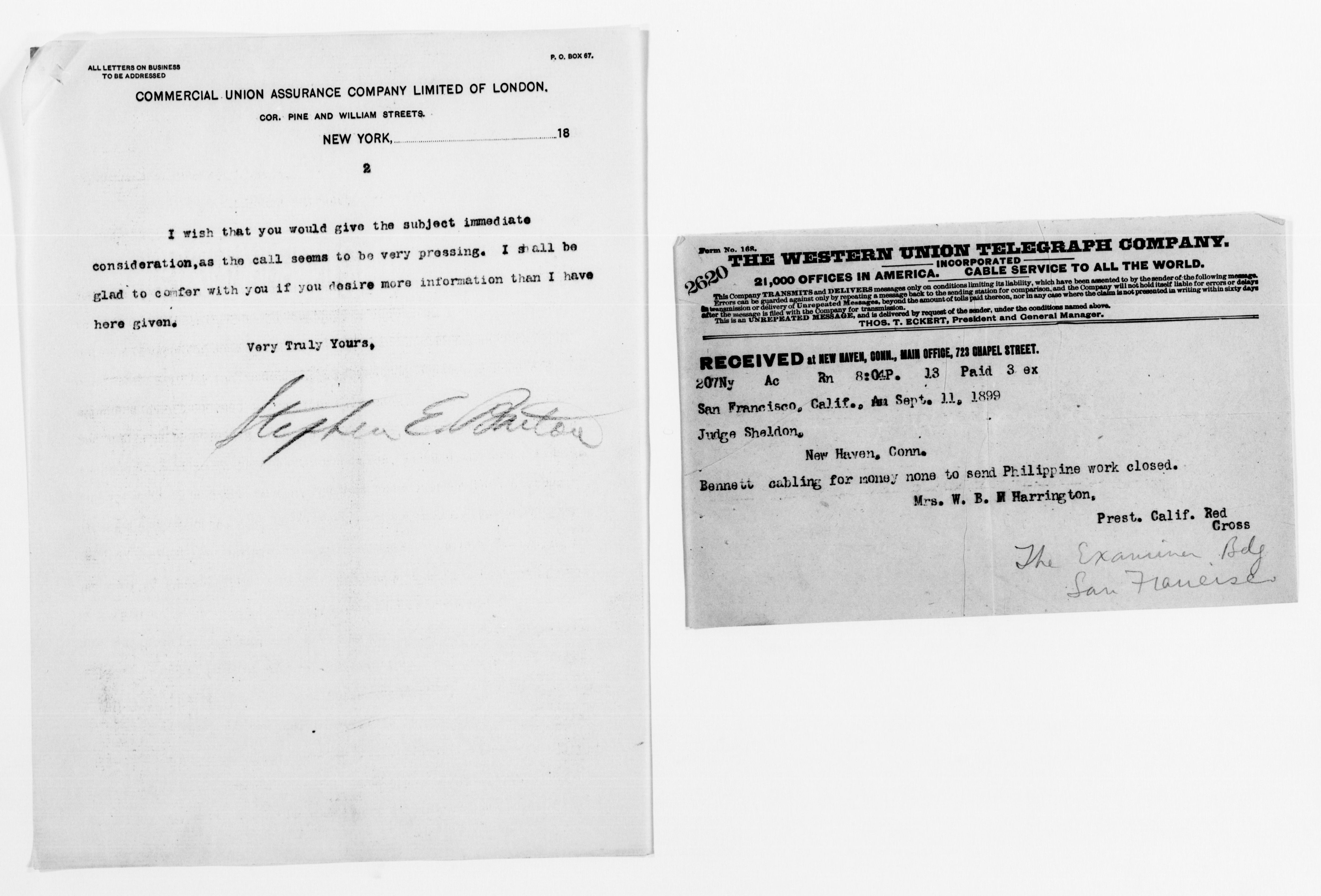 Scanned image of the current content page