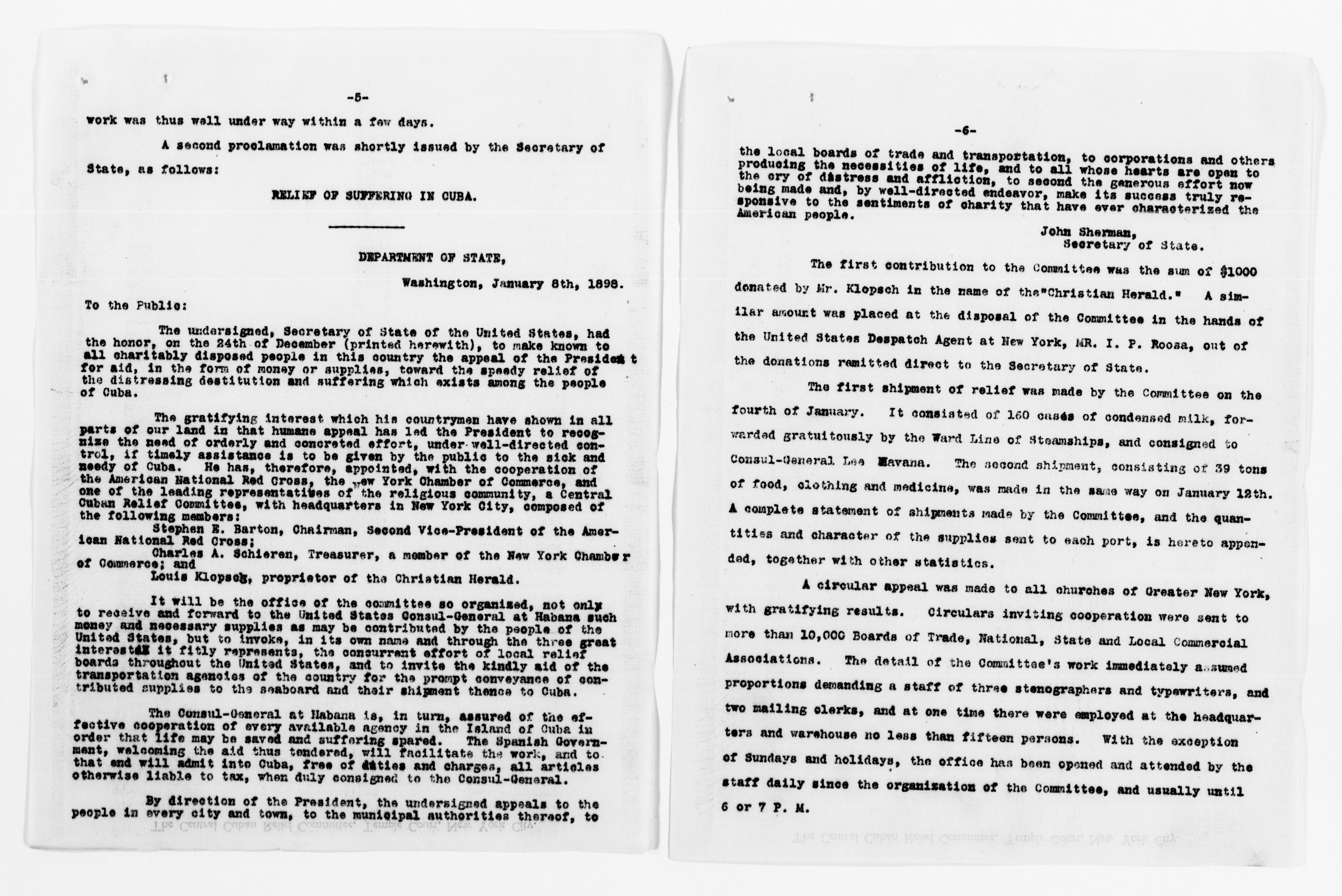 Scanned image of the current content page