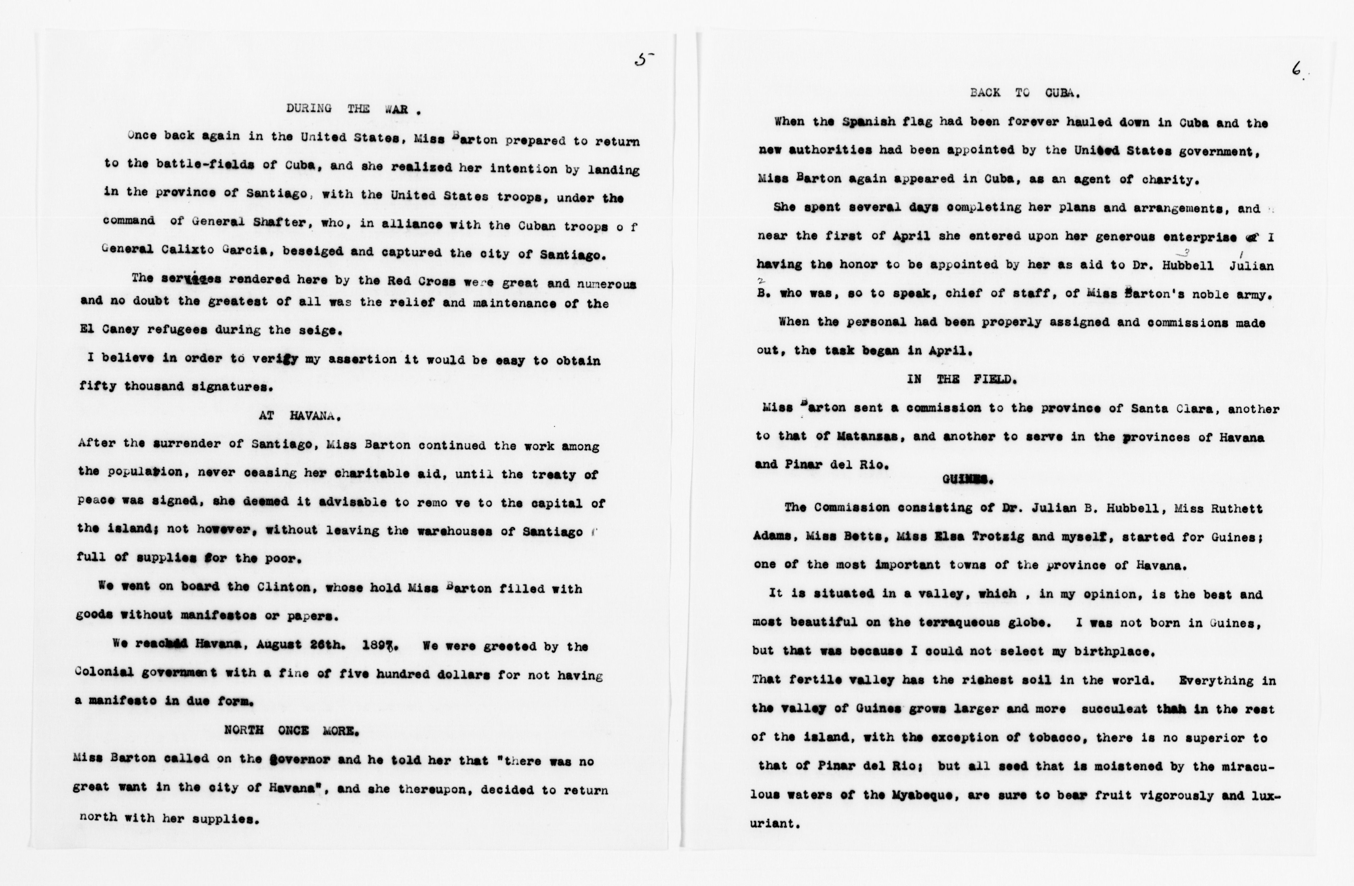 Scanned image of the current content page