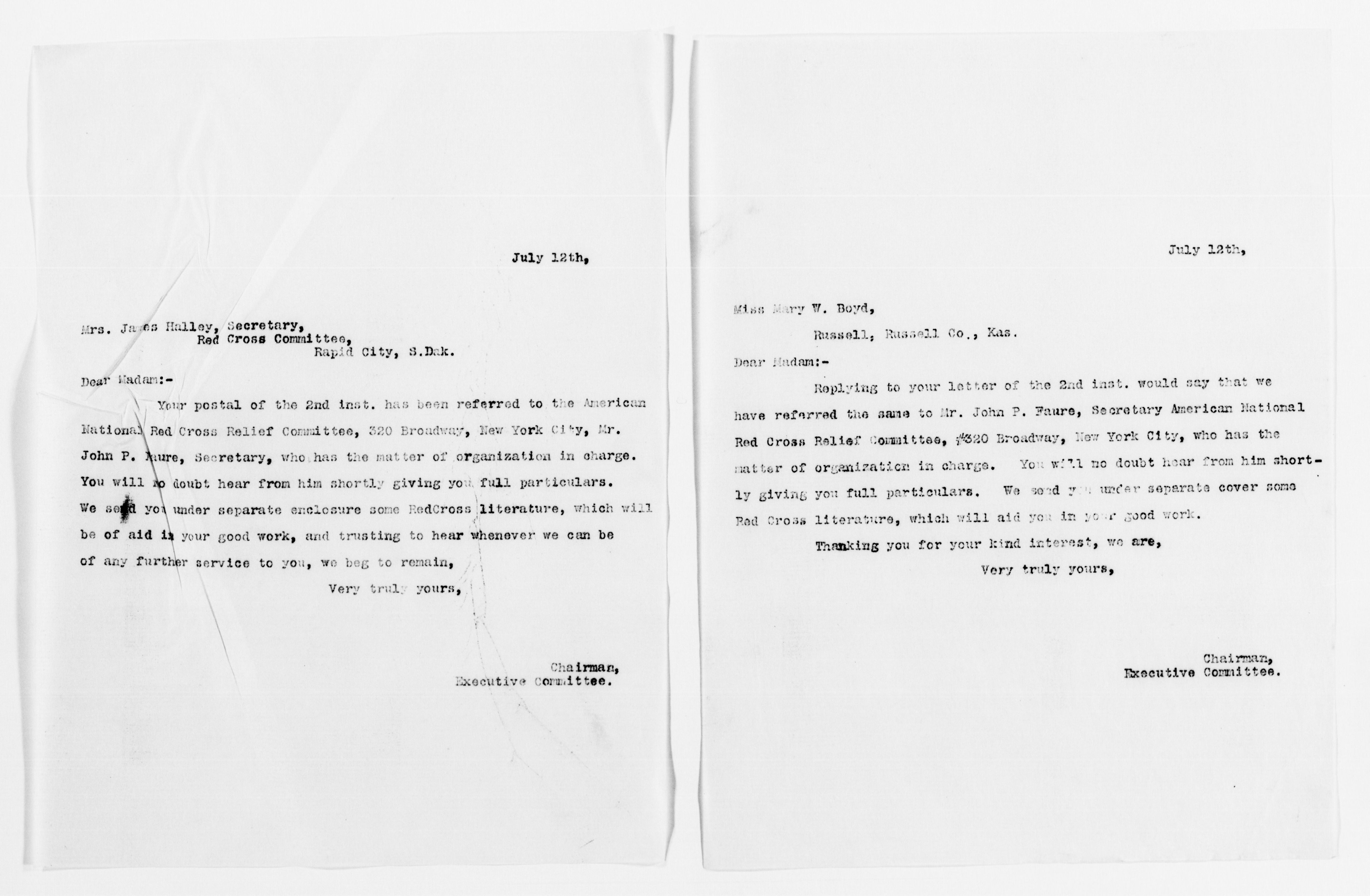 Scanned image of the current content page