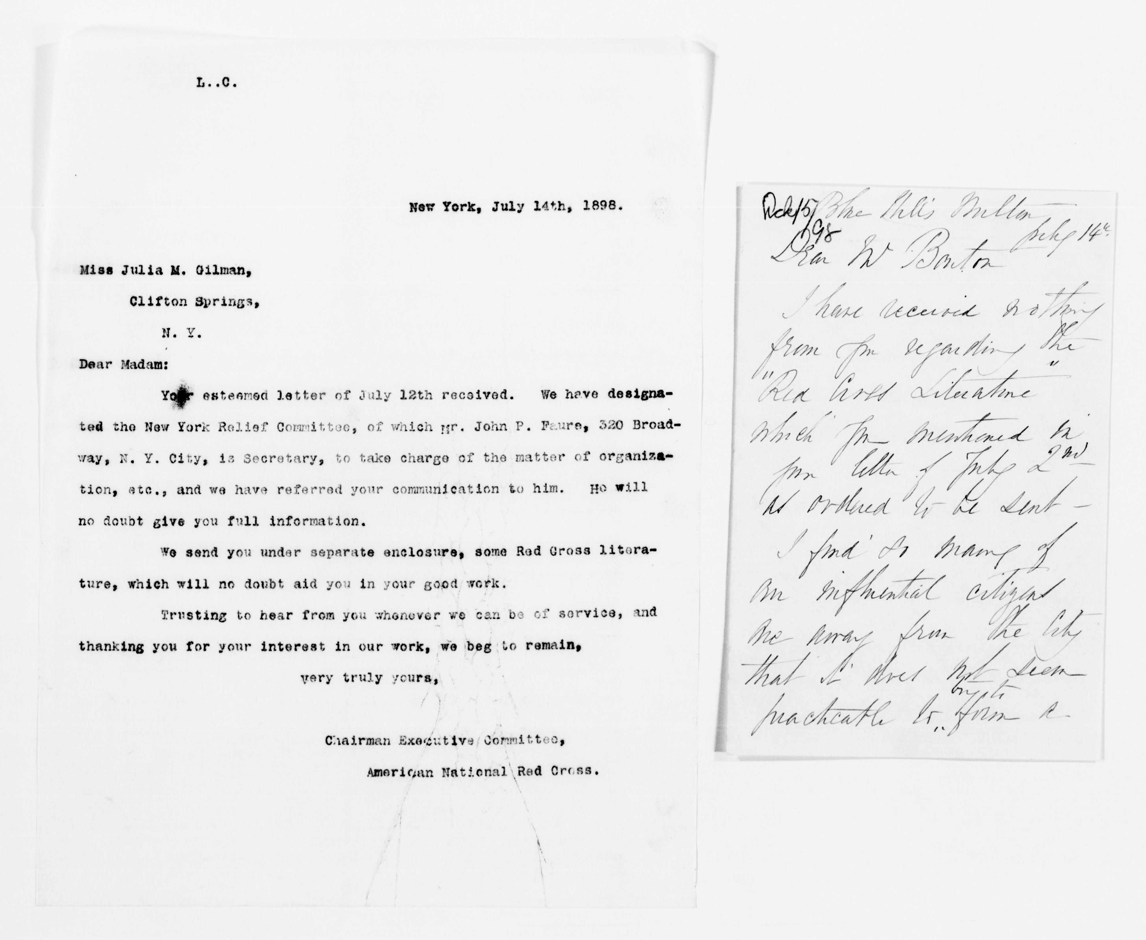 Scanned image of the current content page